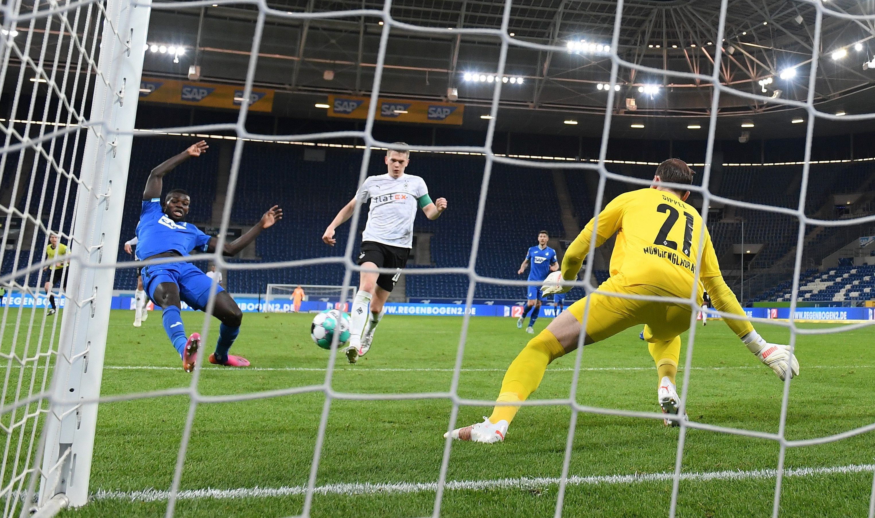 Am 30. Bundesliga-Spieltag verspielte Gladbach eine 2:0-Führung und unterlag bei der TSG Hoffenheim letztendlich mit 2:3.