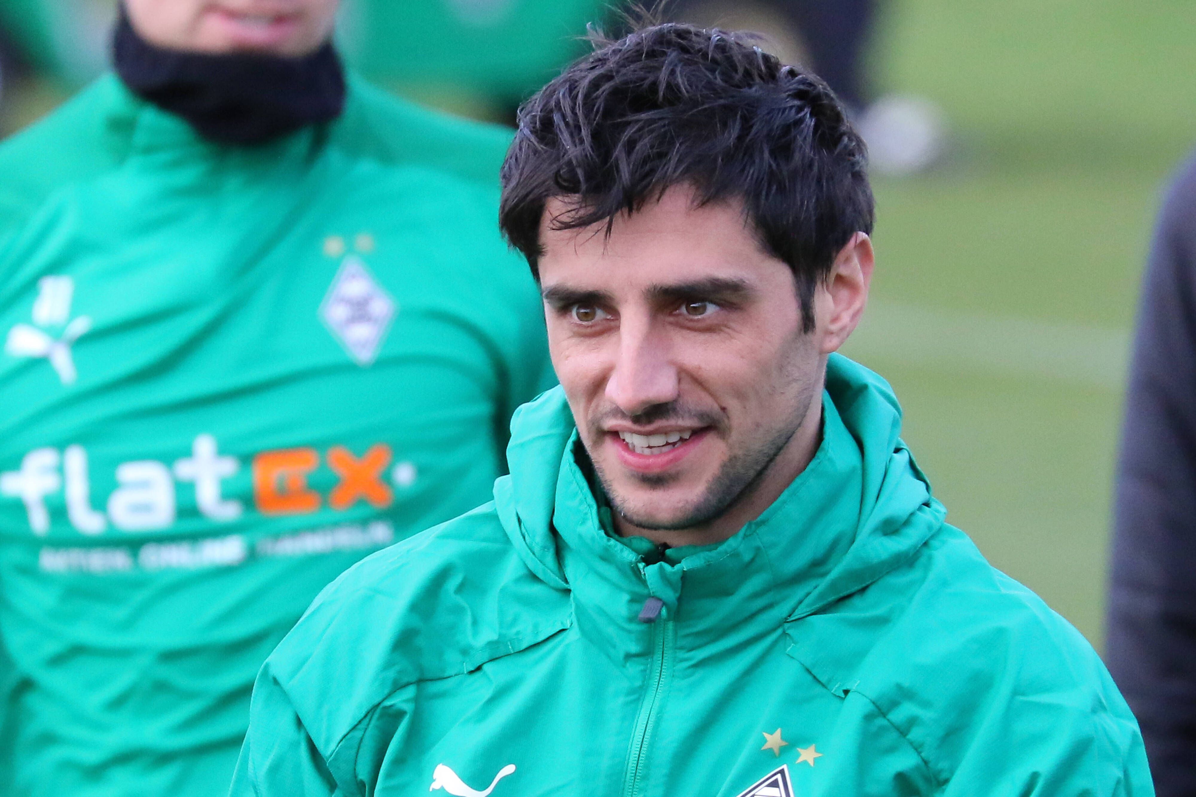 Gladbach Kapitän Lars Stindl im Training seiner Mannschaft am 15. März 2021 am Borussia-Park.