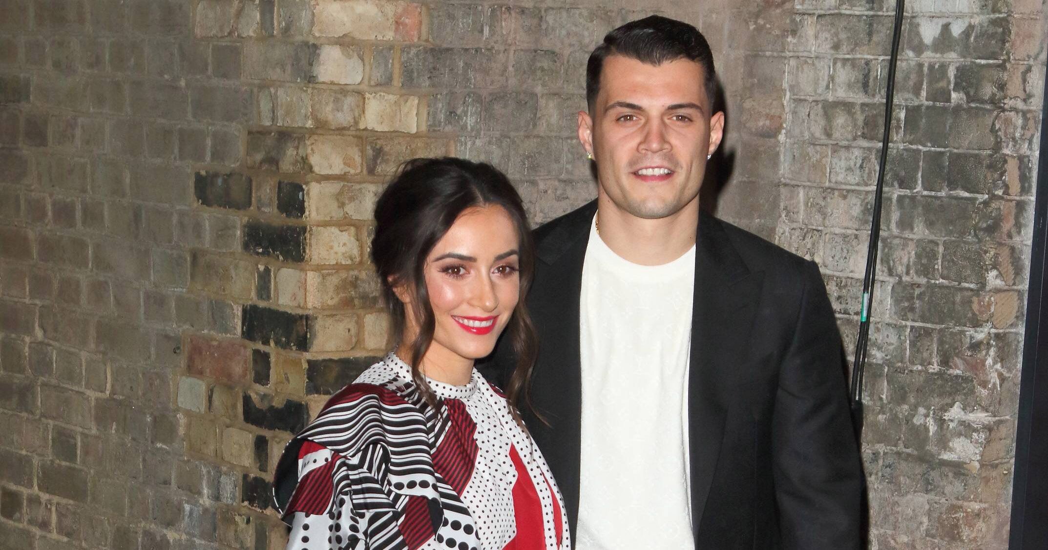 Leonita Xhaka (l.) und Granit Xhaka (r.). Auf diesem Foto am 18. Februar 2019 in London zu sehen.