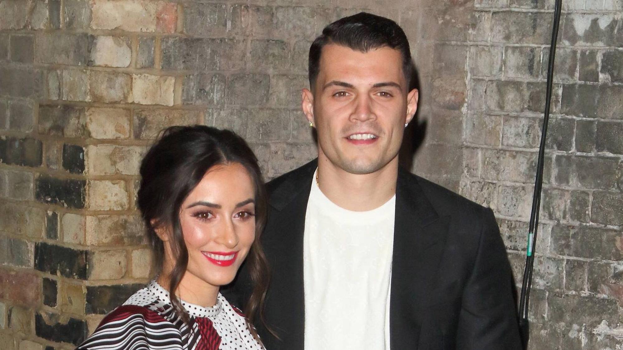 Leonita Xhaka (l.) und Granit Xhaka (r.). Auf diesem Foto am 18. Februar 2019 in London zu sehen.