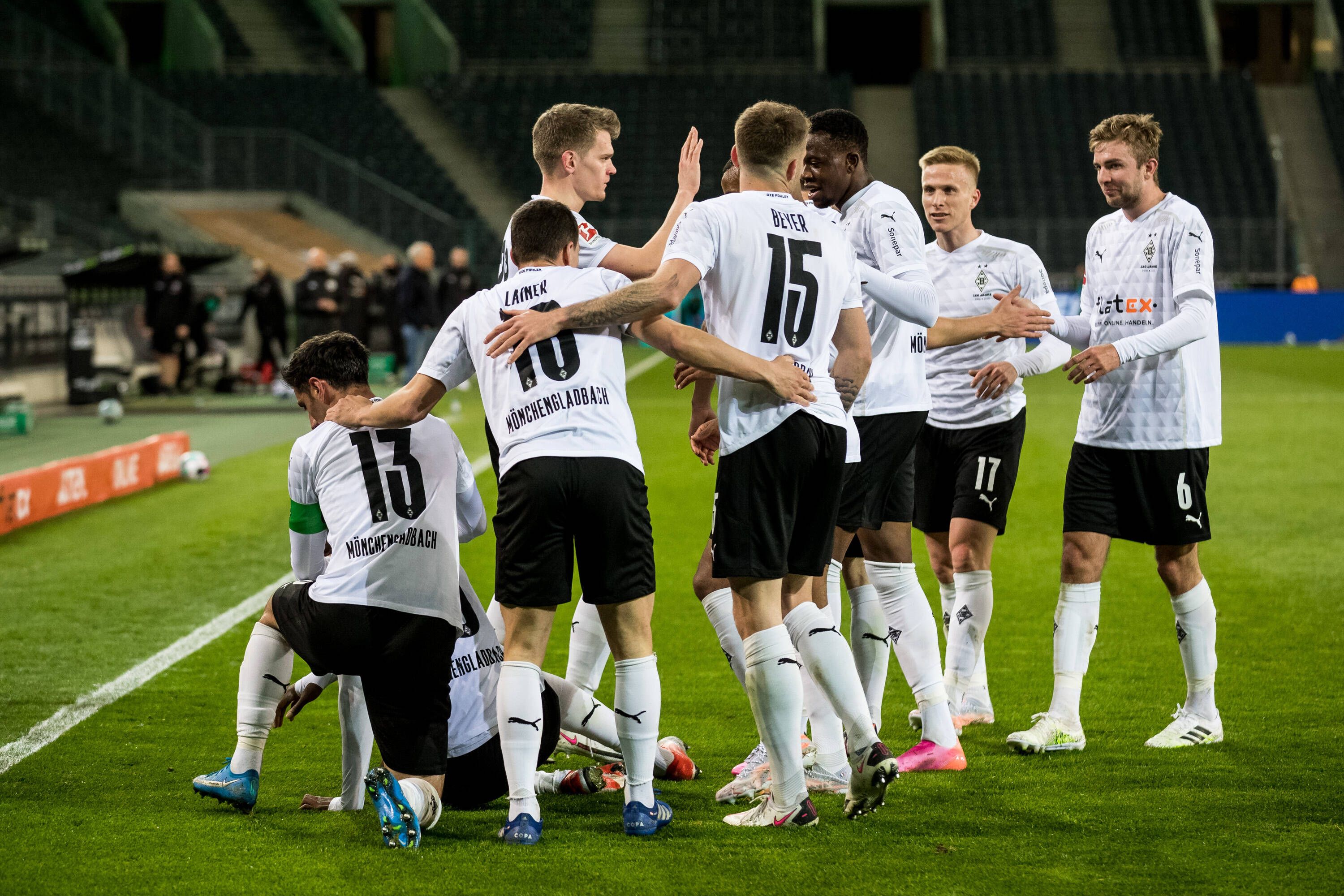 Borussia Mönchengladbach konnte das Bundesligaspiel gegen den SC Freiburg im heimischen Borussia 2:1 gewinnen.