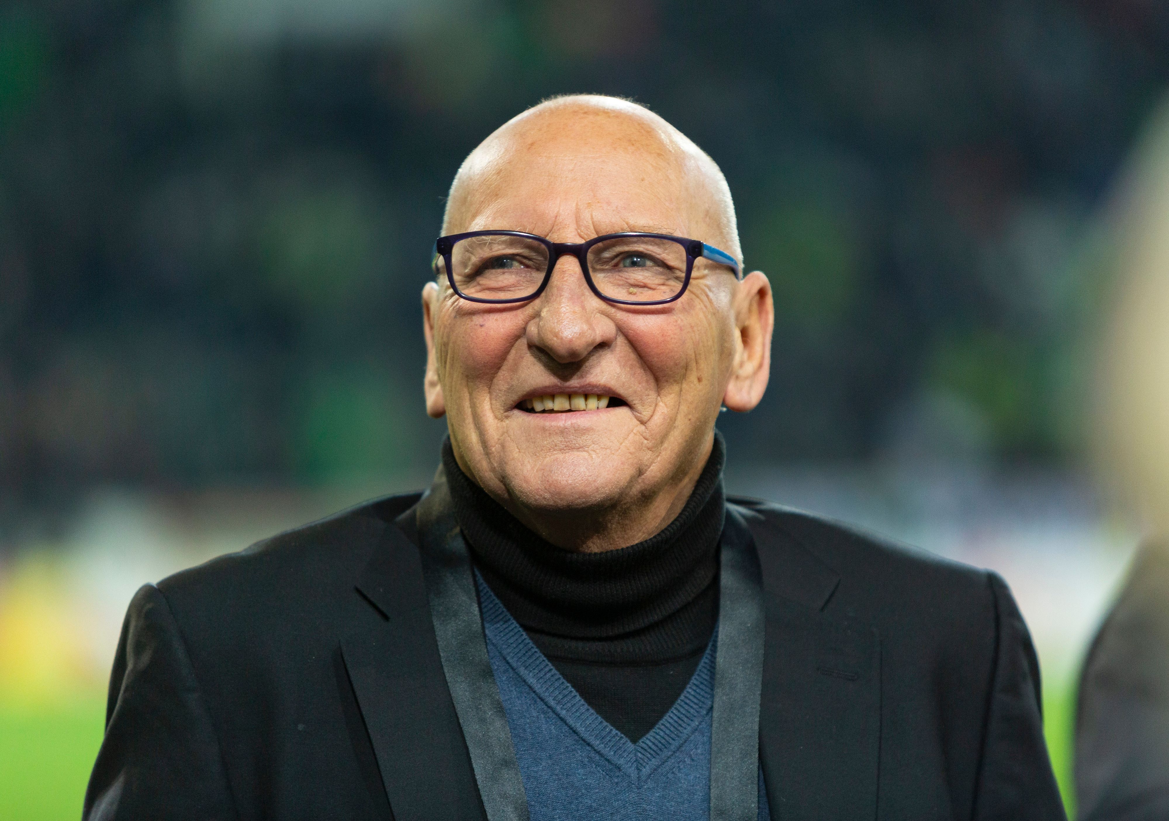 Ehemaliger Gladbach-Torwart Wolfgang Kleff als Ehrengast im Borussia-Park beim Champions League Spiel der Gladbacher gegen AS Rom am 7. November 2019.