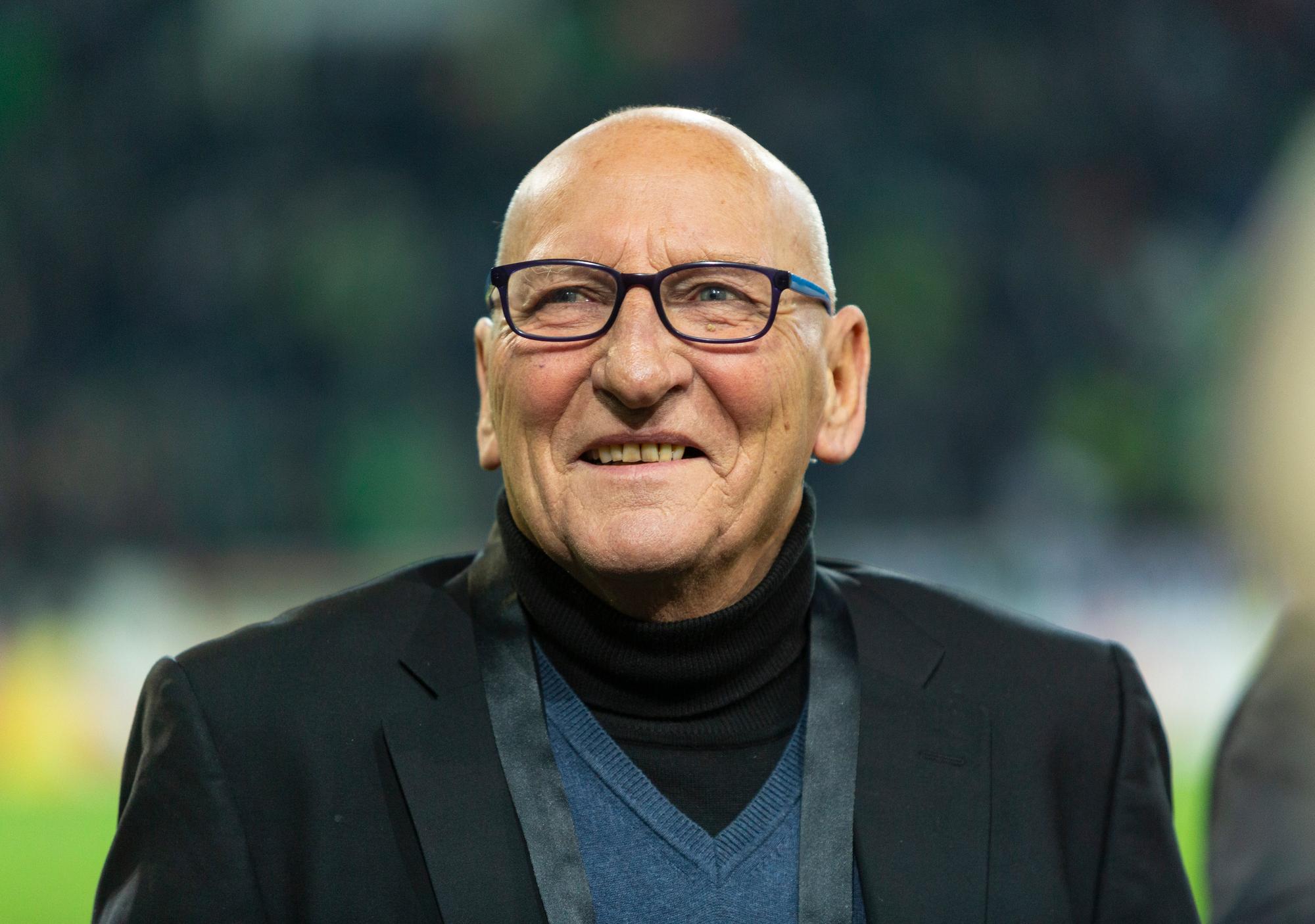 Ehemaliger Gladbach-Torwart Wolfgang Kleff als Ehrengast im Borussia-Park beim Champions League Spiel der Gladbacher gegen AS Rom am 7. November 2019.
