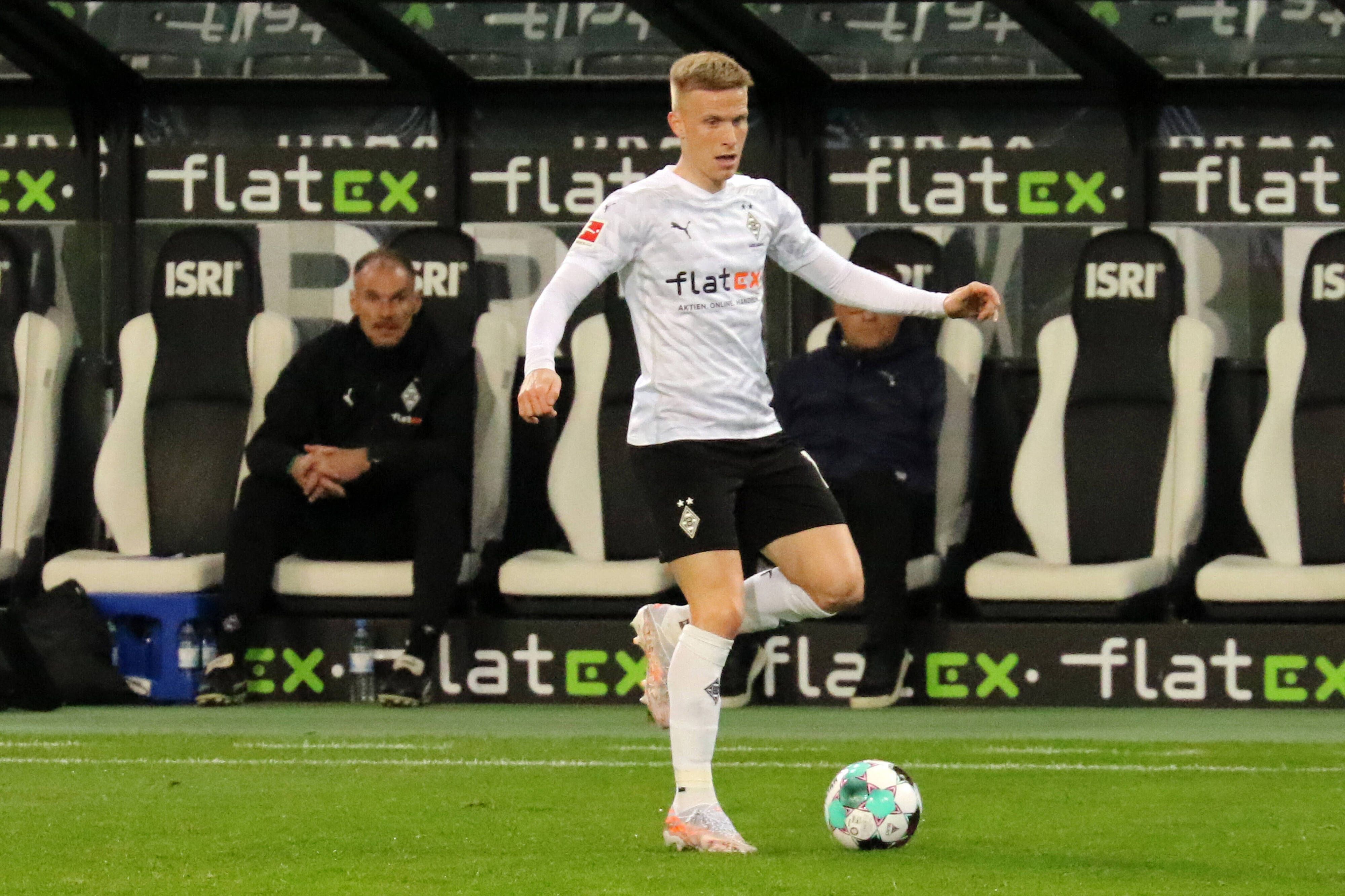 Gladbachs Oscar Wendt im Bundesligaspiel der Gladbacher gegen den SC Freiburg am 3. April 2021.