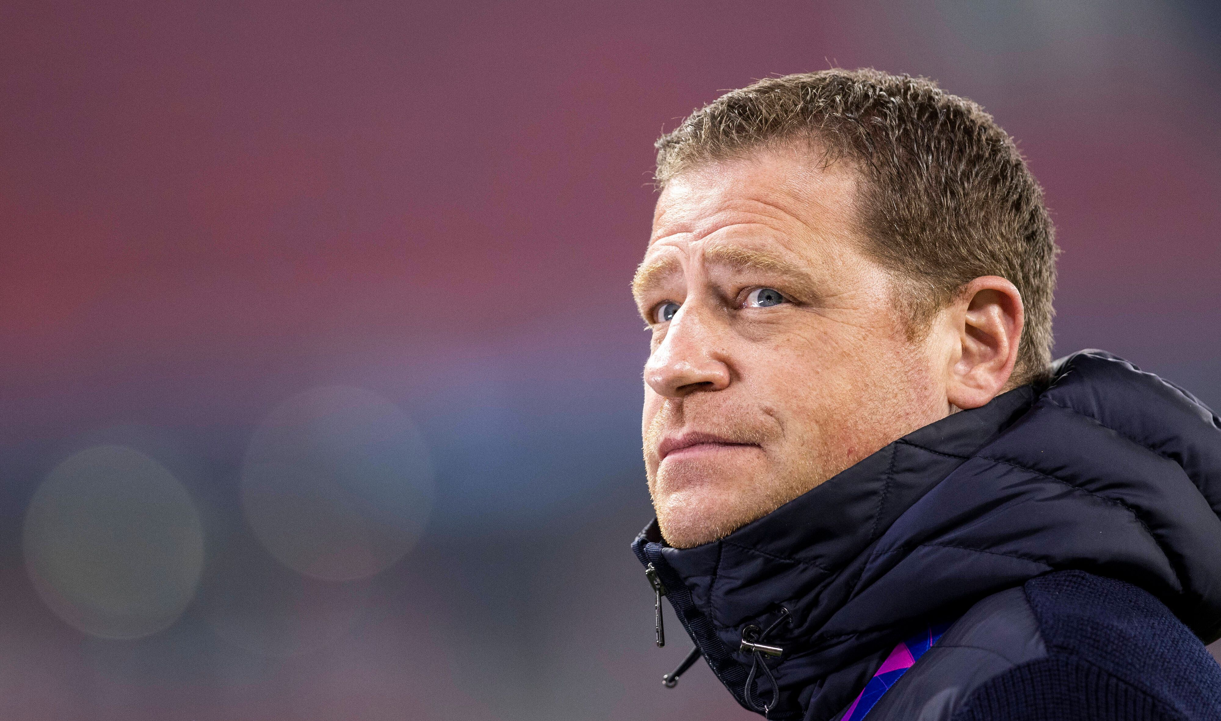 Manager Max Eberl BMG Borussia Mönchengladbach - Manchester City Budapest, 24.02.2021, Fussball Champions League, Saison 2020/21 Foto: Moritz Müller *** Manager Max Eberl BMG Borussia Mönchengladbach Manchester City Budapest, 24 02 2021, Football Champions League, 2020 season 21 Photo Moritz Müller.