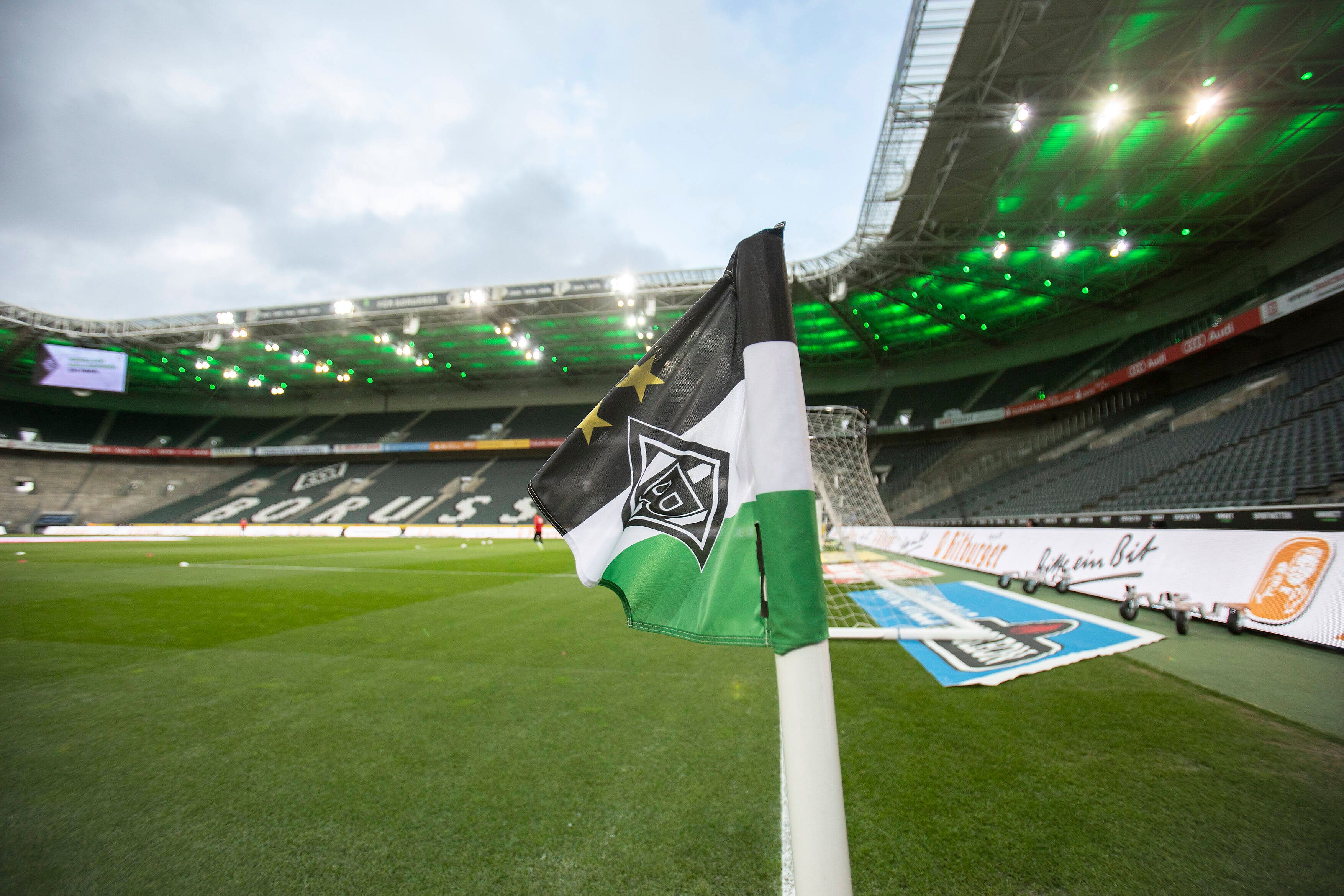 Gladbachs Stadion, der Borussia-Park, am 11. März 2020.