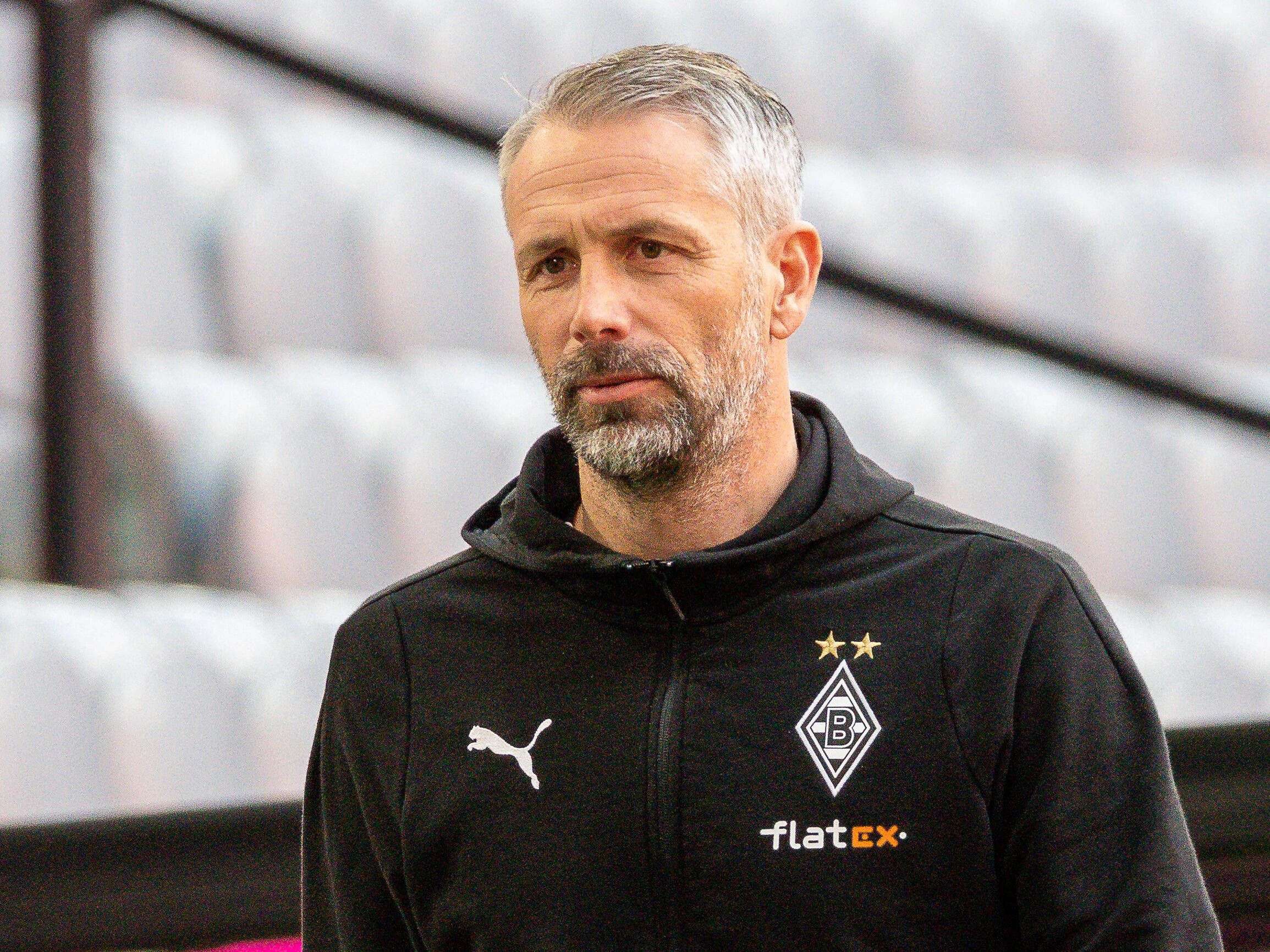 Trainer Marco Rose, hier am 8. Mai 2021 beim Auswärtsspiel in München, steht vor seinem letzten Spiel als Coach für die Gladbacher Borussia.