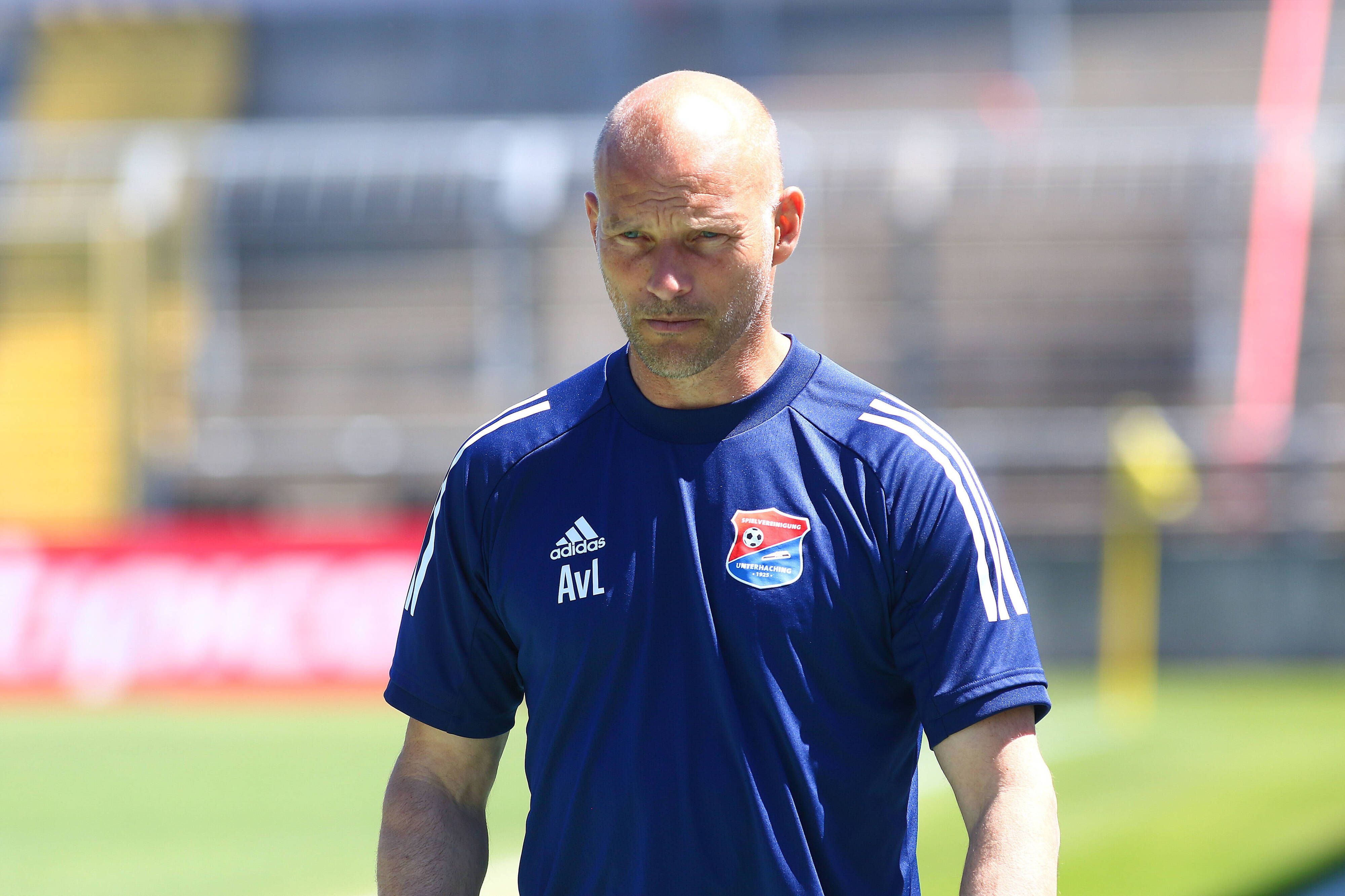 Ex-Gladbach-Stürmer Arie van Lent im Spiel der SpVgg Unterhaching beim FC Bayern München II am 9. Mai
