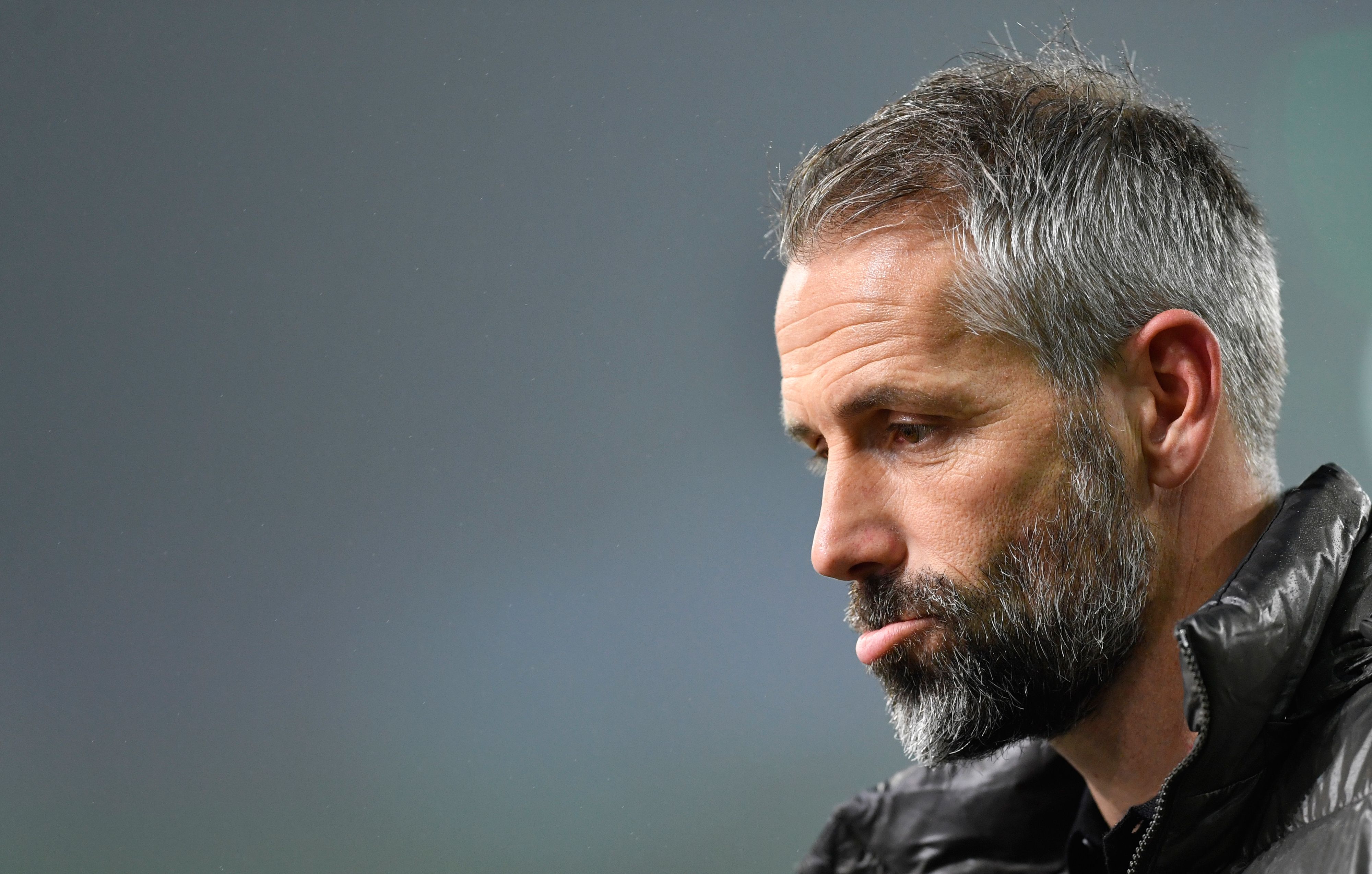 Trainer Marco Rose, hier zu sehen am 1. Dezember 2020 bei Gladbachs Champions-League-Duell gegen Inter Mailand im Borussia-Park.