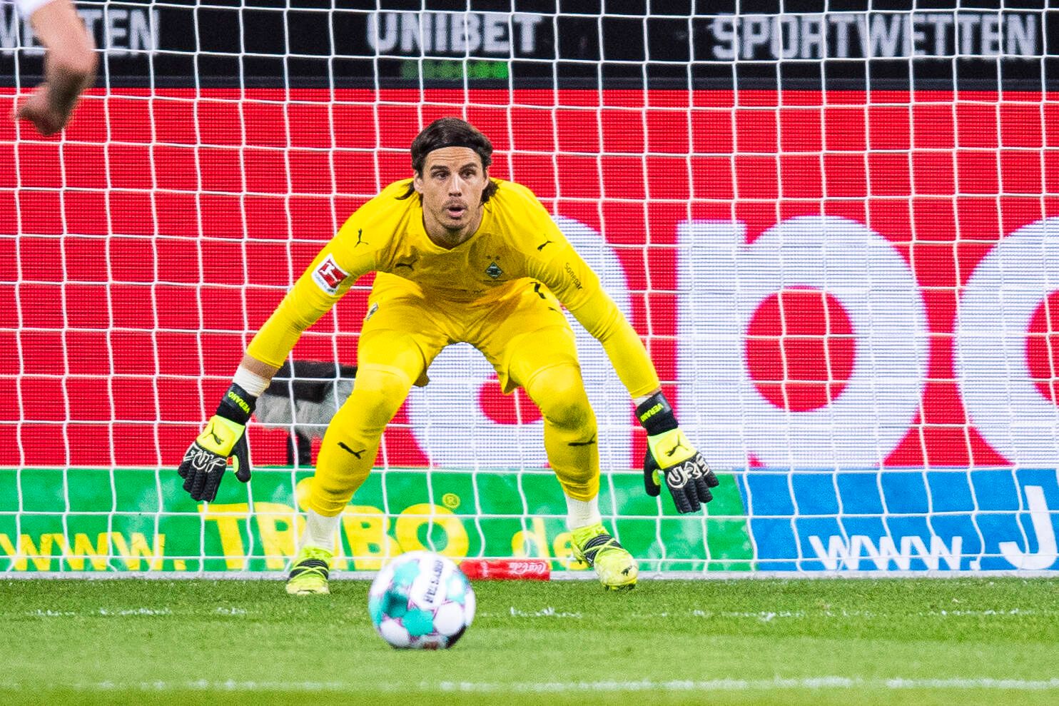 Gladbachs Schlussmann Yann Sommer, hier zu sehen am 3. April 2021, bekommt ab dem 1. Juli mit Fabian Otte einen neuen Torwarttrainer.