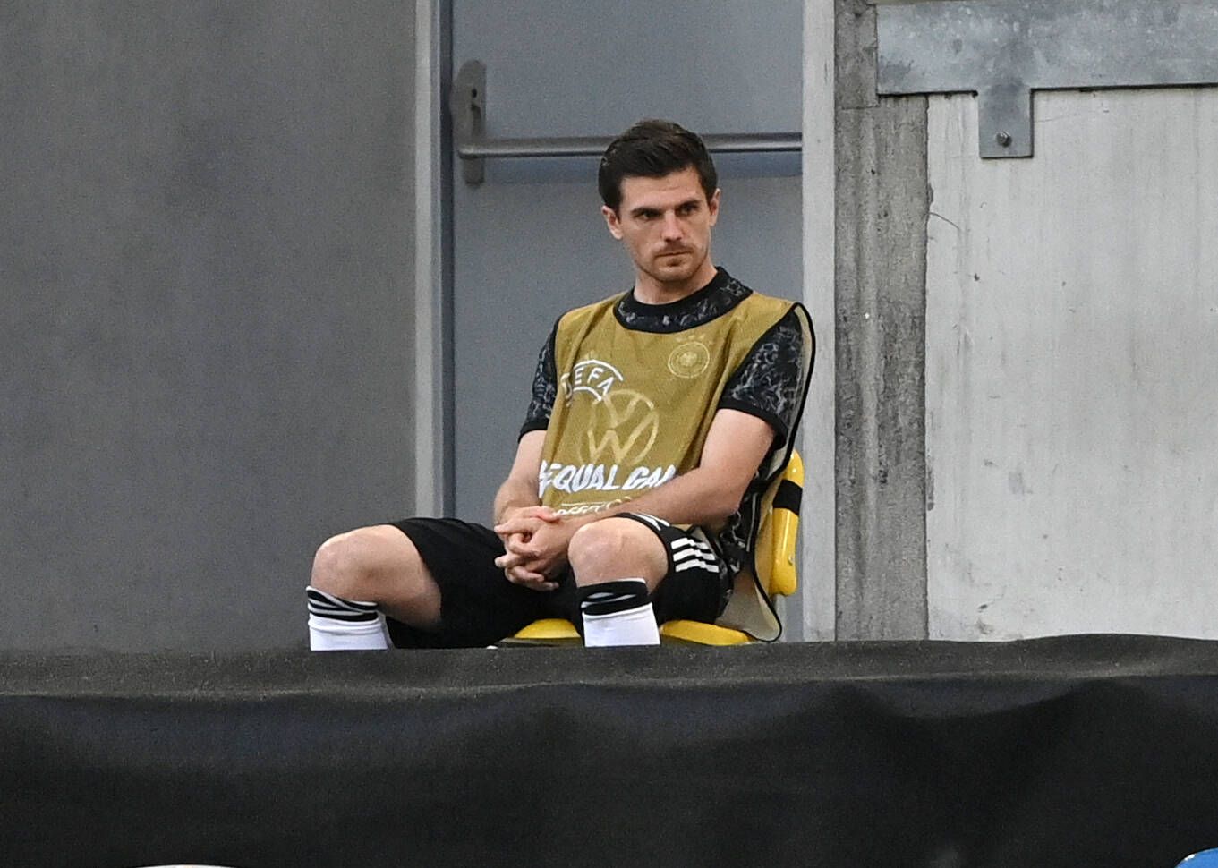 Gladbachs Jonas Hofmann, hier beim Länderspiel der Deutschen gegen Lettland am 7. Juni 2021, hat sich eine Knieverletzung zugezogen.