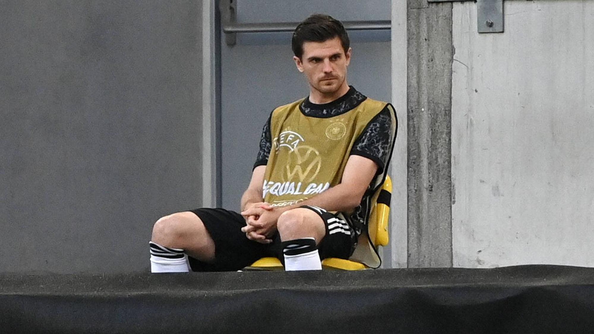 Gladbachs Jonas Hofmann, hier beim Länderspiel der Deutschen gegen Lettland am 7. Juni 2021, hat sich eine Knieverletzung zugezogen.