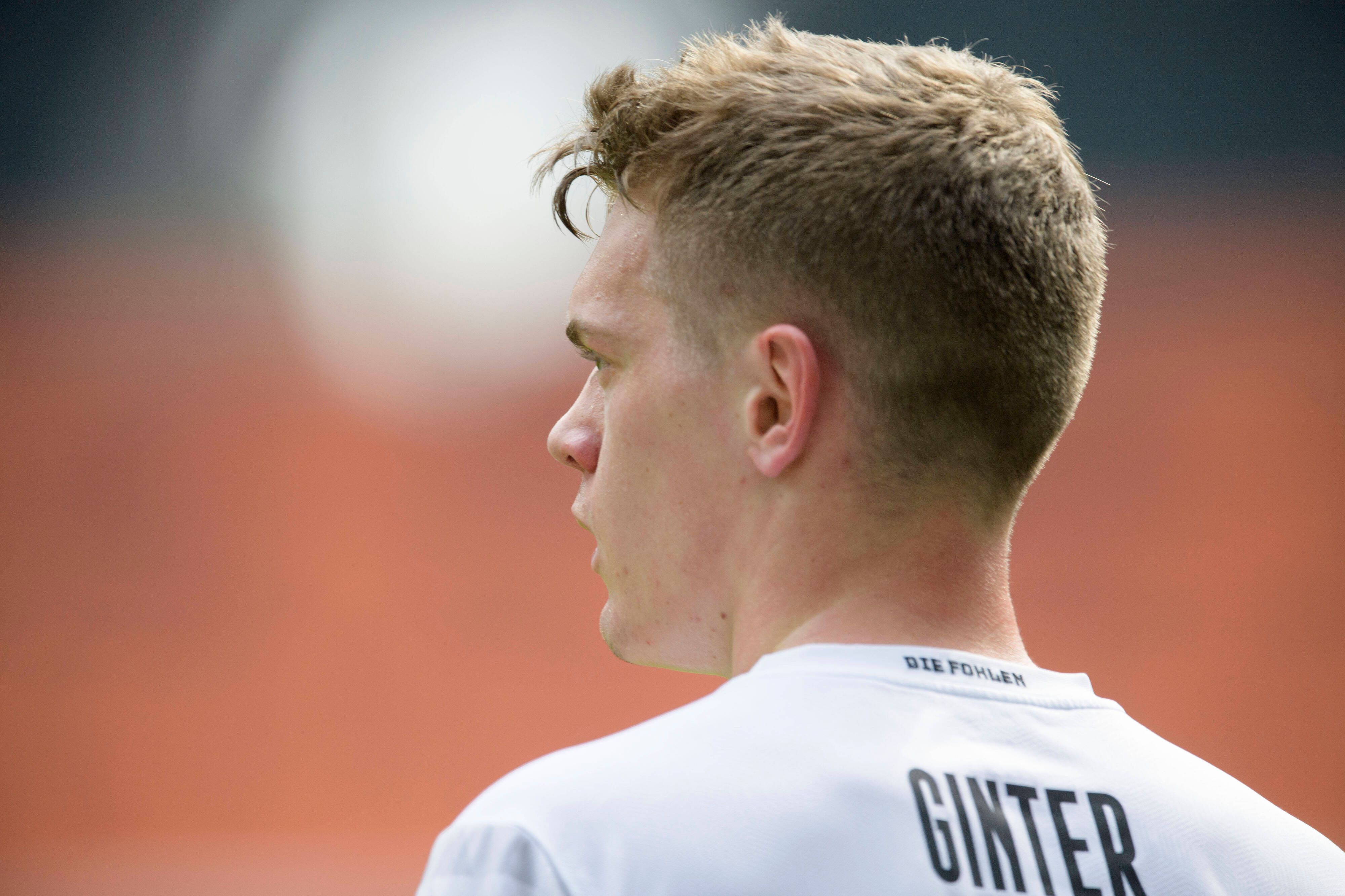 Borussias Abwehrchef Matthias Ginte beim Bundesliga-Spiel zwischen Gladbach und Eintracht Frankfurt am 17. April 2021.