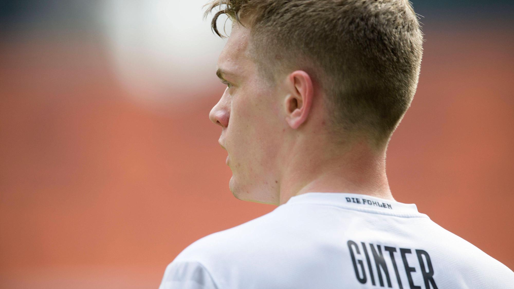 Borussias Abwehrchef Matthias Ginte beim Bundesliga-Spiel zwischen Gladbach und Eintracht Frankfurt am 17. April 2021.
