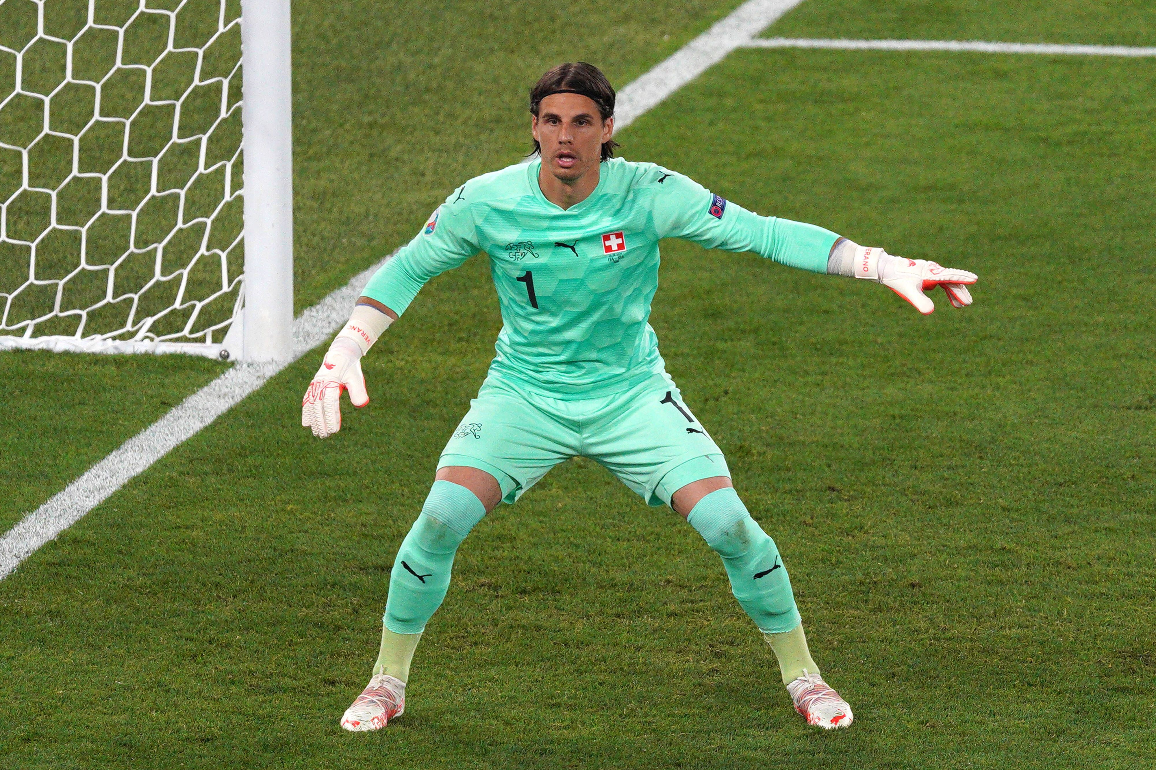 Gladbach-Keeper Yann Sommer beim EM-Spiel zwischen der Schweiz und Italien am 16. Juni 2021 im Stadio Olimpico.