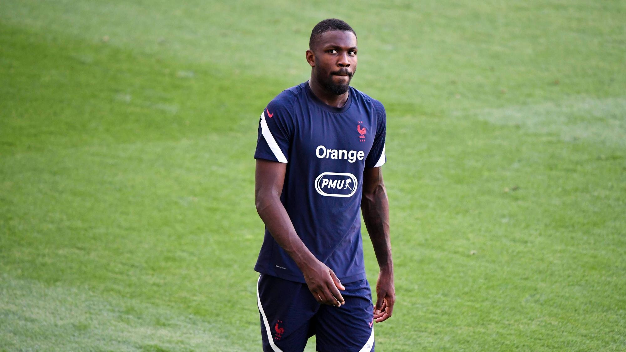Gladbachs Marcus Thuram, hier am 20. Juni 2021, musste ein Training bei der französischen Nationalmannschaft abbrechen.