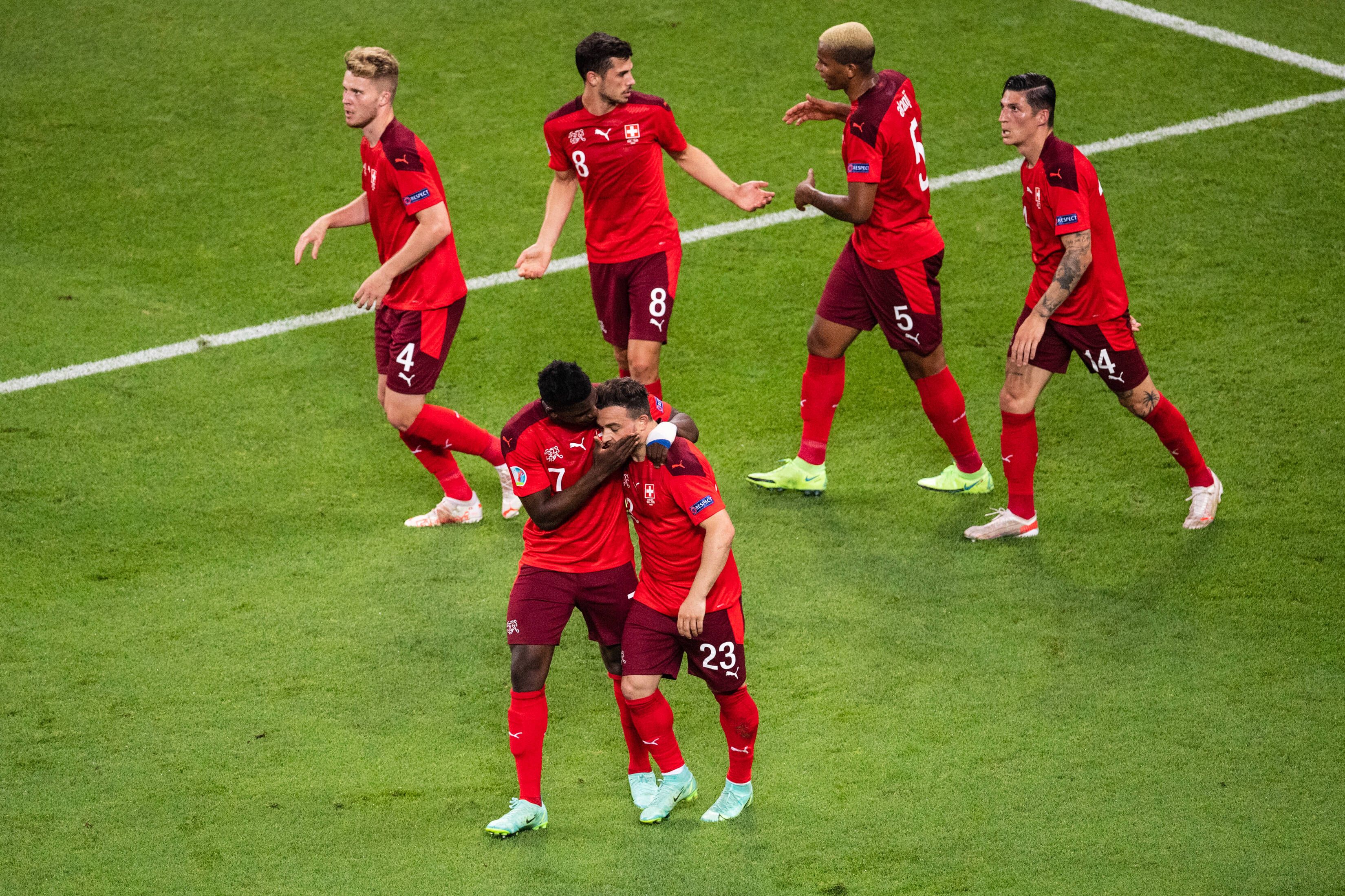 Die Schweizer Nationalmannschaft, hier am 20. Juni 2021, trifft im Achtelfinale auf Frankreich.