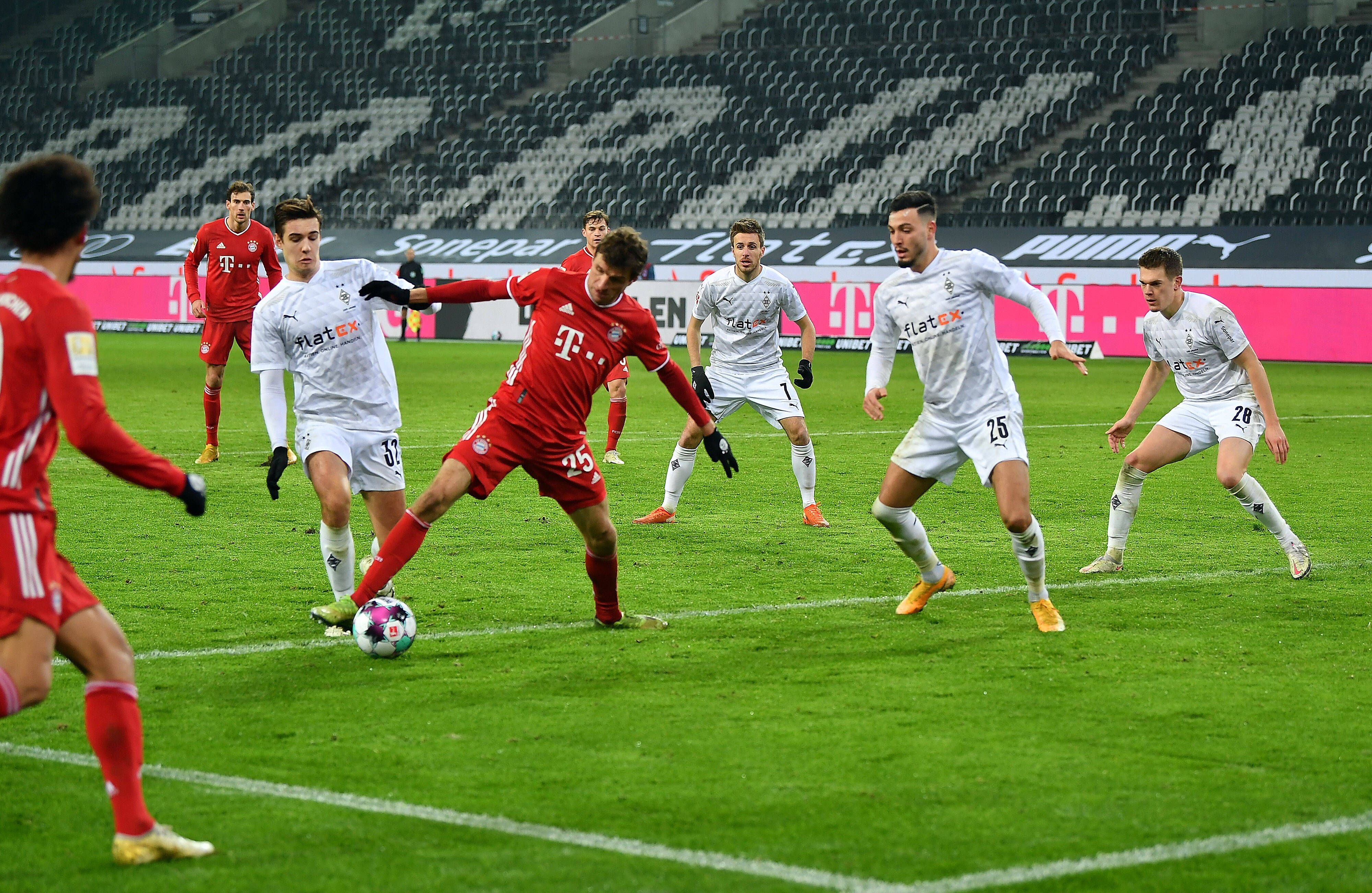 Bei Gladbachs letztem Heimspiel gegen die Bayern am 8. Januar 2021 gab es einen 3:2-Sieg für die Fohlen.