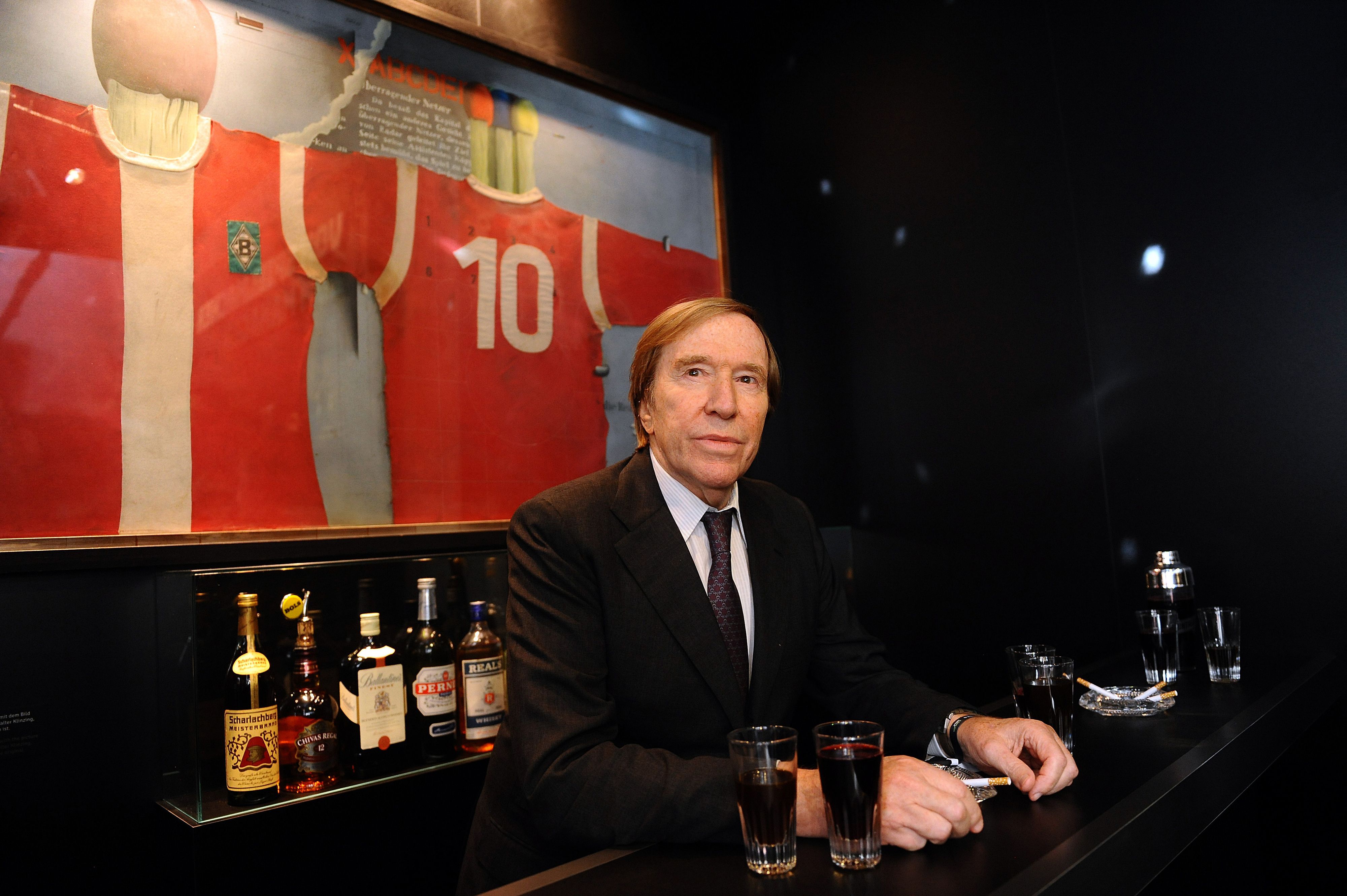 Gladbach-Legende Günter Netzer bei der Eröffnung der Sonderausstellung Aus der Tiefe des Raumes im Museum im Borussia-Park am 5. September 2019.