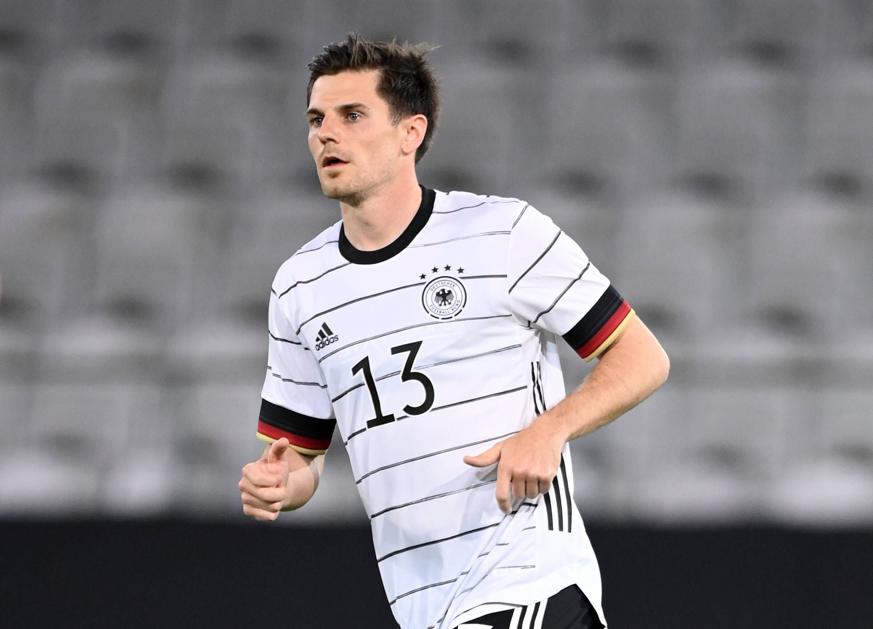Gladbachs Nationalspieler Jonas Hofmann im Länderspiel der DFB-Elf gegen Dänemark am 2. Juni 2021.