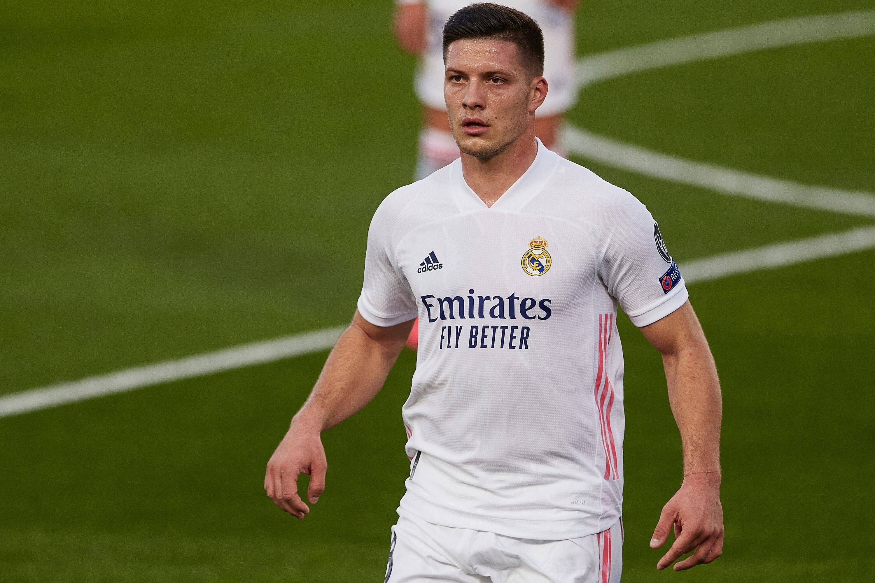 Stürmer Luka Jovic im Trikot von Real Madrid beim Champions-League-Duell gegen Schachtar Donezk am 12. Oktober 2020.