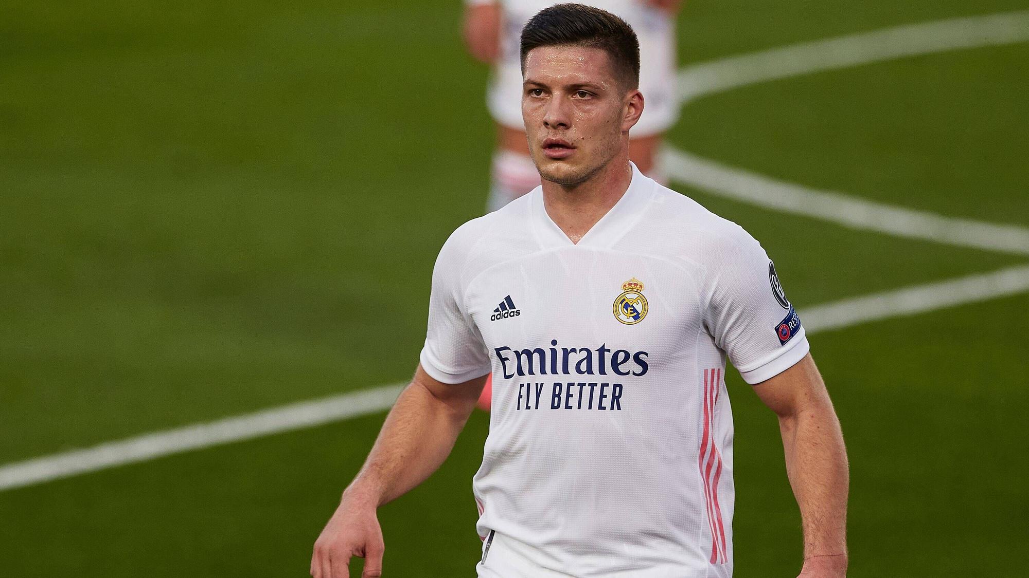 Stürmer Luka Jovic im Trikot von Real Madrid beim Champions-League-Duell gegen Schachtar Donezk am 12. Oktober 2020.