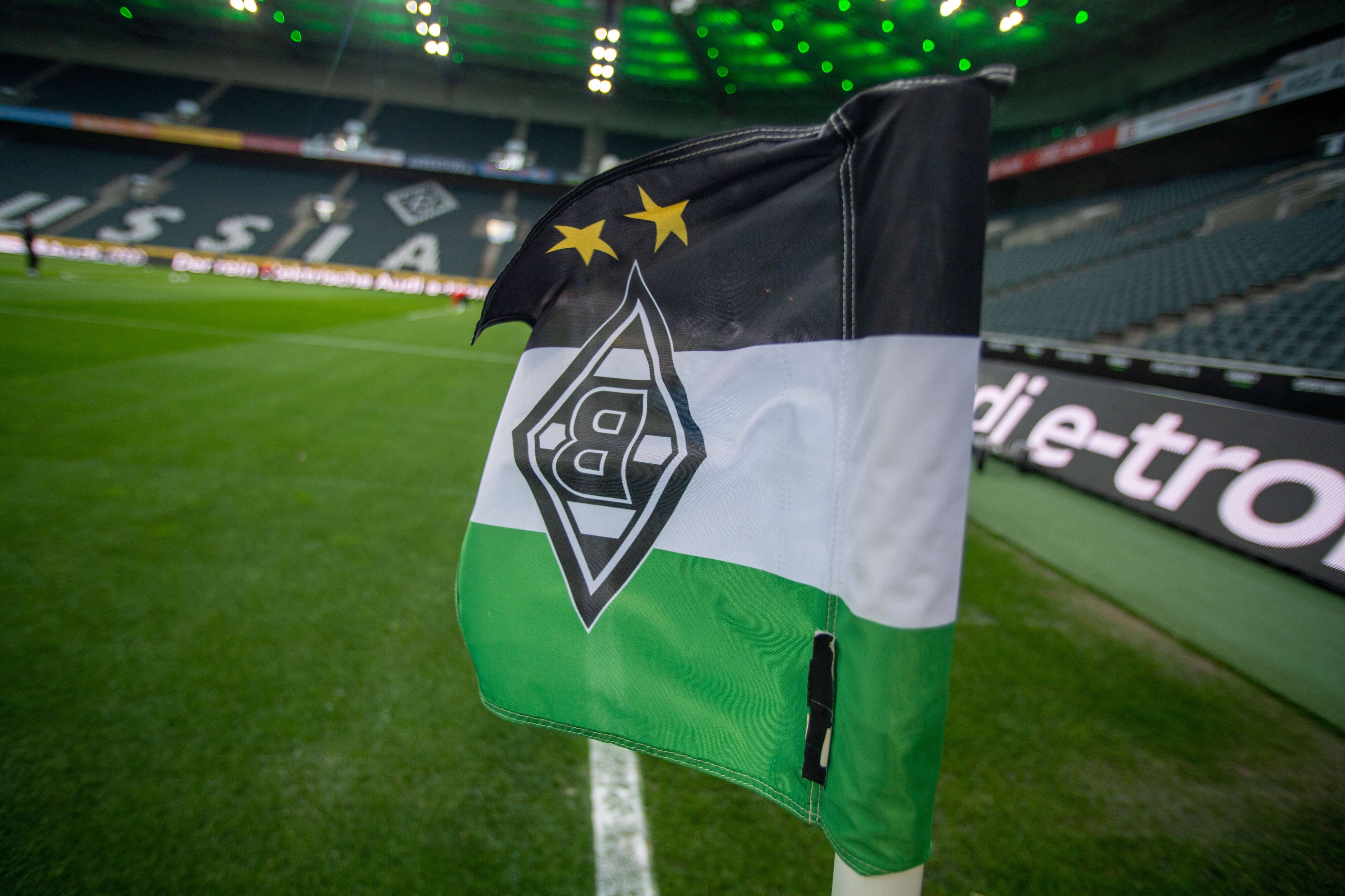 Der Innenbereich des Borussia-Parks samt Eckfahne. Diese Aufnahme stammt vom 11. März 2020.