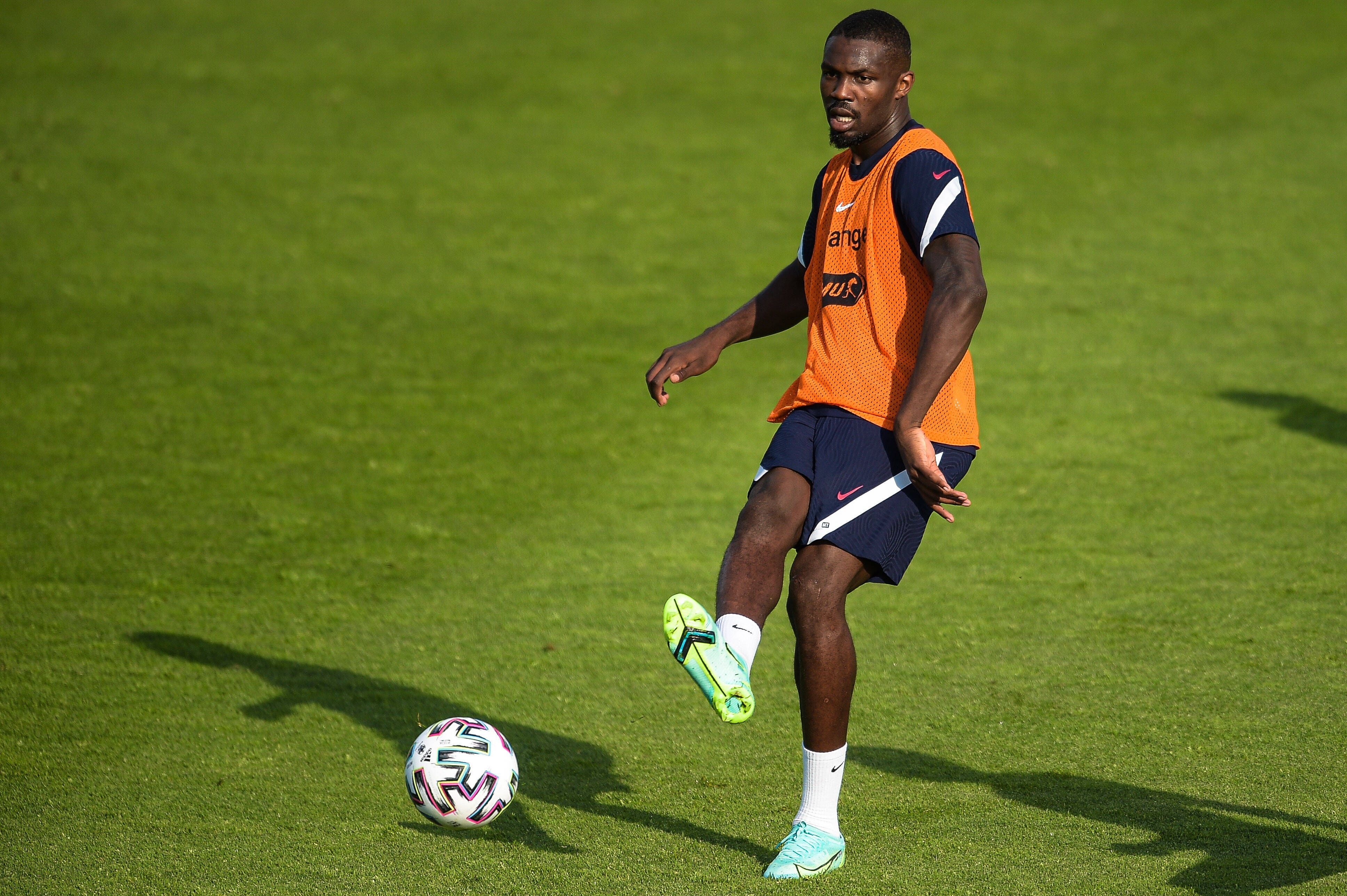 Gladbach-Stürmer Marcus Thuram, hier zu sehen am 3. Juni 2021, ist bei der EM-Generalprobe von Weltmeister Frankreich im Testspiel gegen Bulgarien nicht zum Einsatz gekommen.
