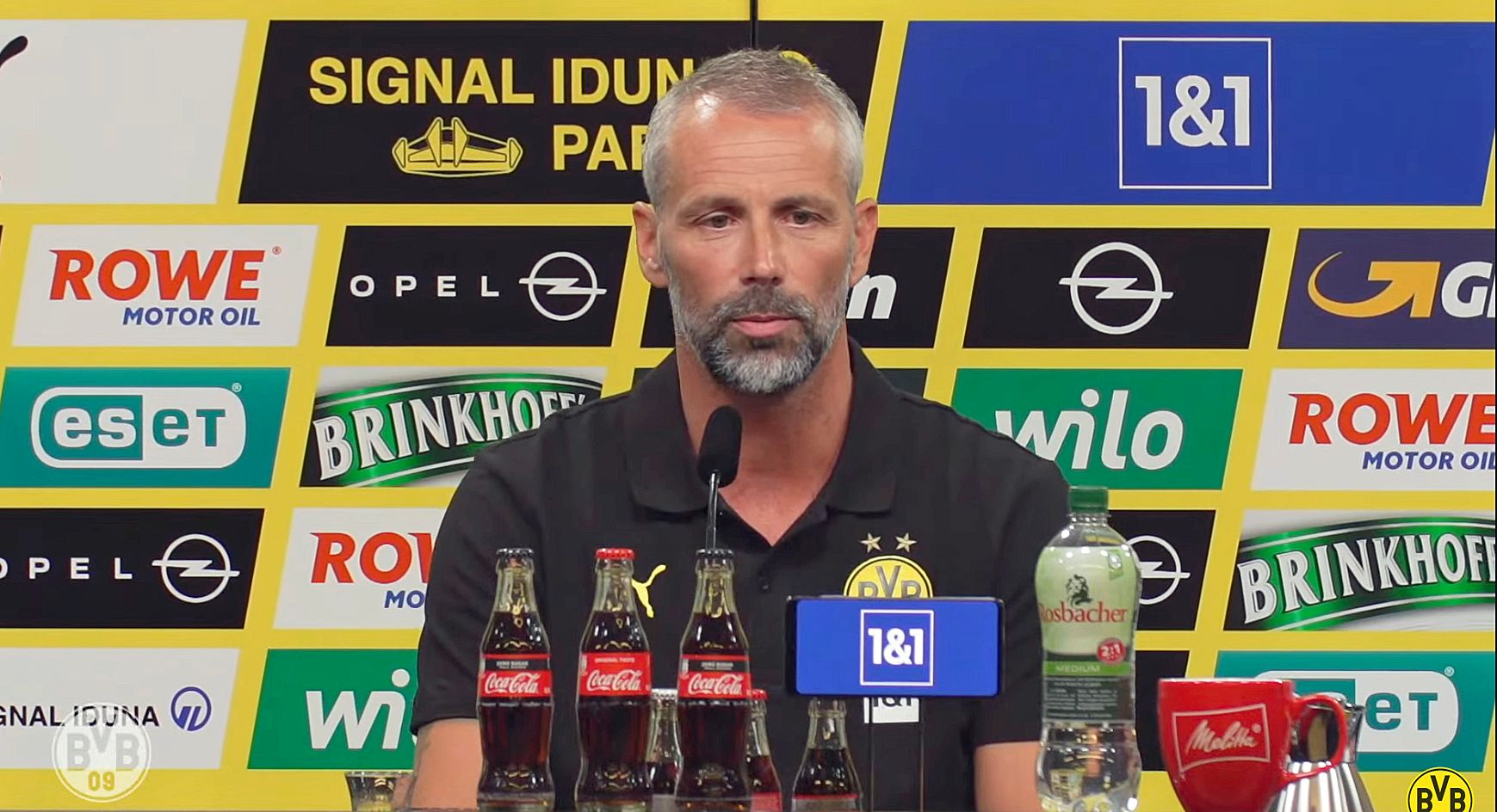 Marco Rose 1. Juli 2021 Vorstellung als neuer Trainer in Dortmund