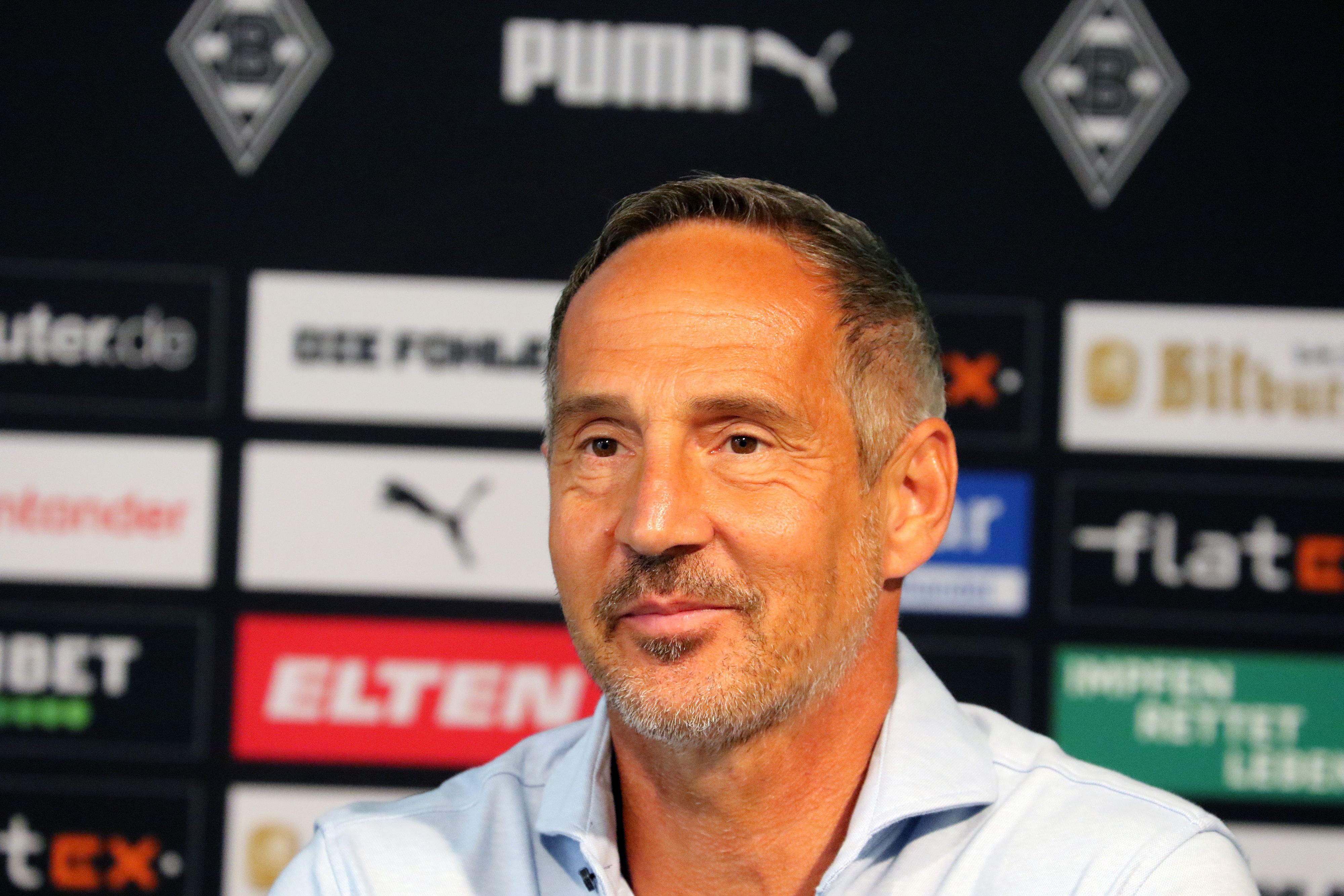 02.07.2021, Mönchengladbach, GER, Fussball, Herren, BL, Saison 2021/2022, Borussia Moenchengladbach

Pressekonferenz Trainervorstellung

Adi Huetter / Hütter (Gladbach)