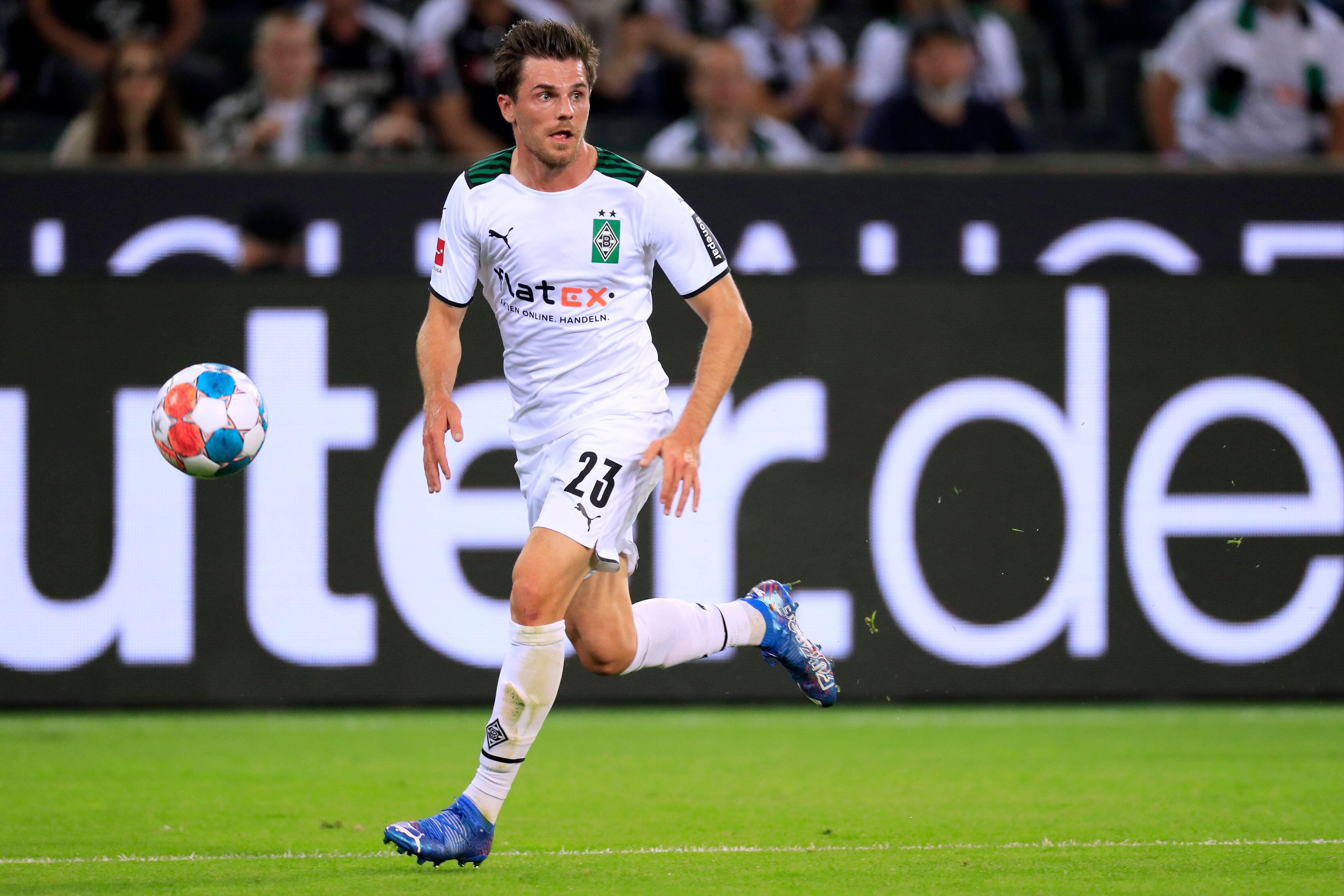 Jonas Hofmann, Nationalspieler von Borussia Mönchengladbach, im Bundesliga-Duell mit Bayern München am 13. August 2021 im Borussia-Park.