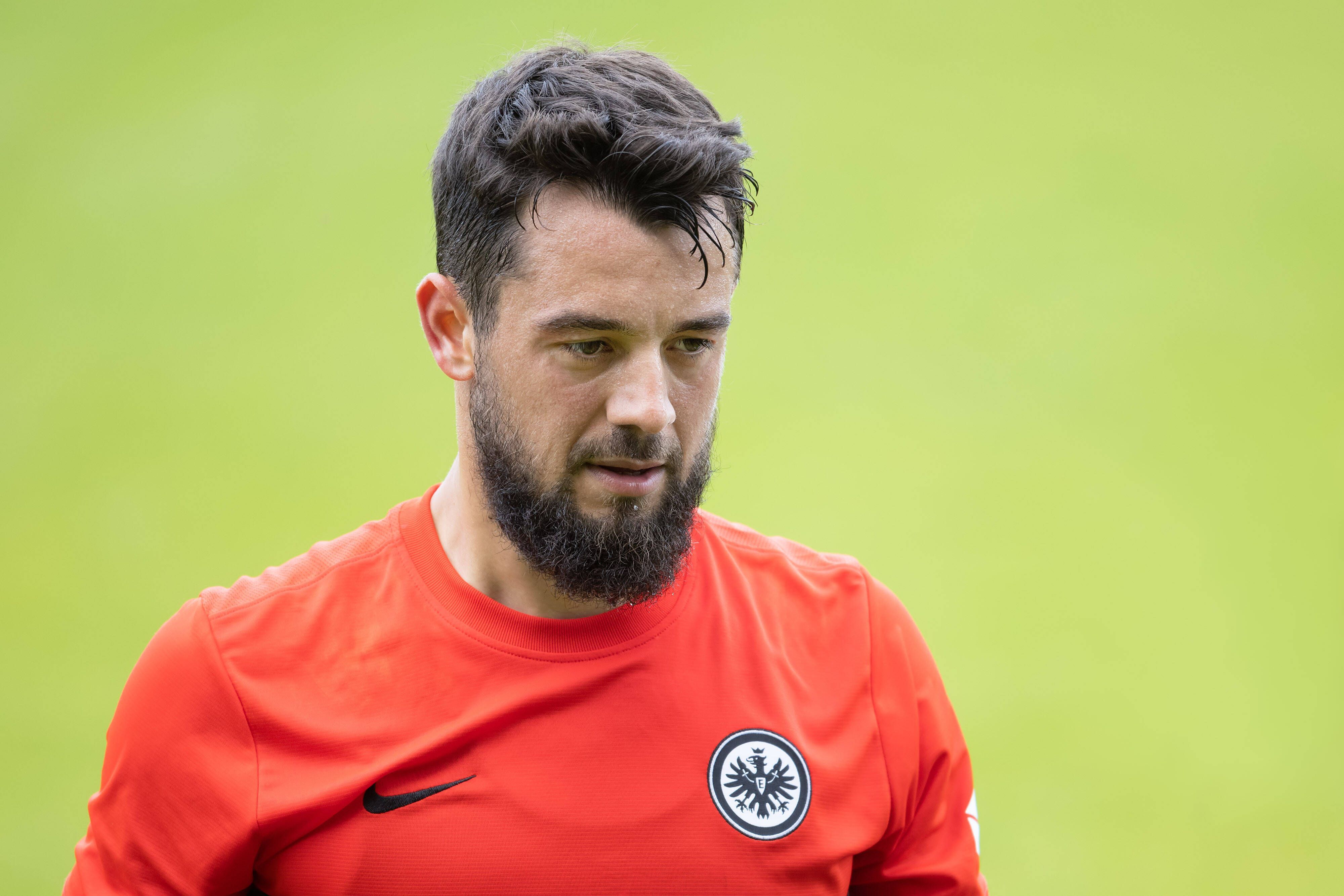 Amin Younes von Eintracht Frankfurt, bei einem Training am 4. August 2021 im Deutsche Bank Park in Frankfurt am Main.