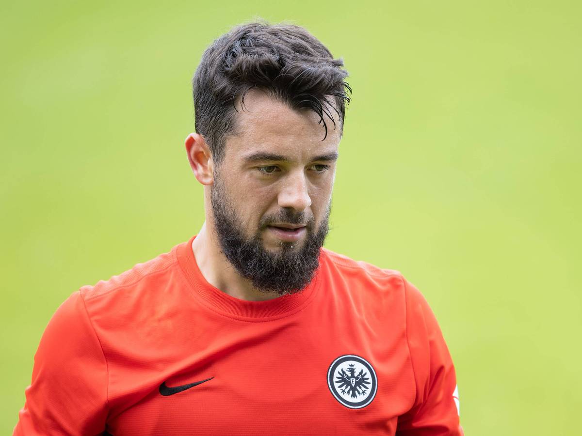 Amin Younes von Eintracht Frankfurt, bei einem Training am 4. August 2021 im Deutsche Bank Park in Frankfurt am Main.