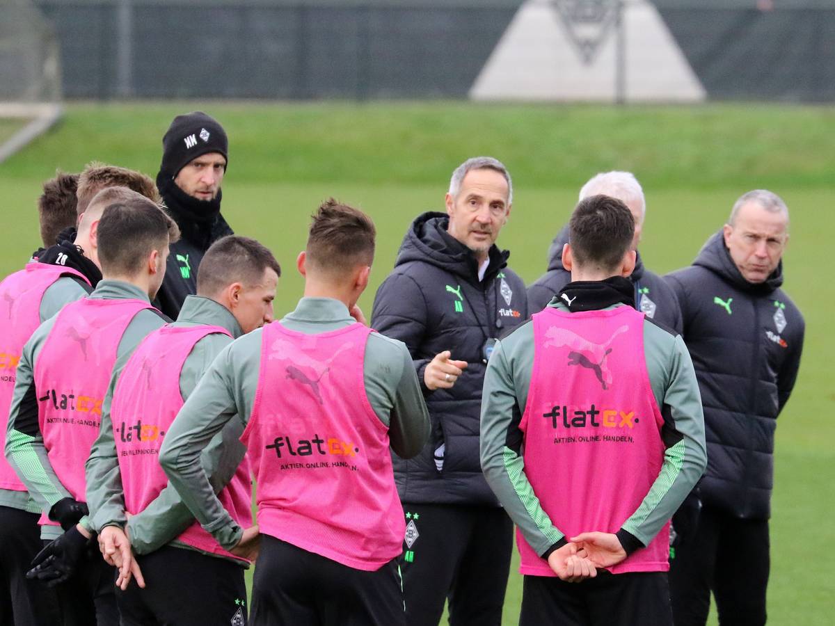31.12.2021, Mönchengladbach, GER, Fussball, Herren, BL, Saison 2021/2022, Borussia Moenchengladbach
Training