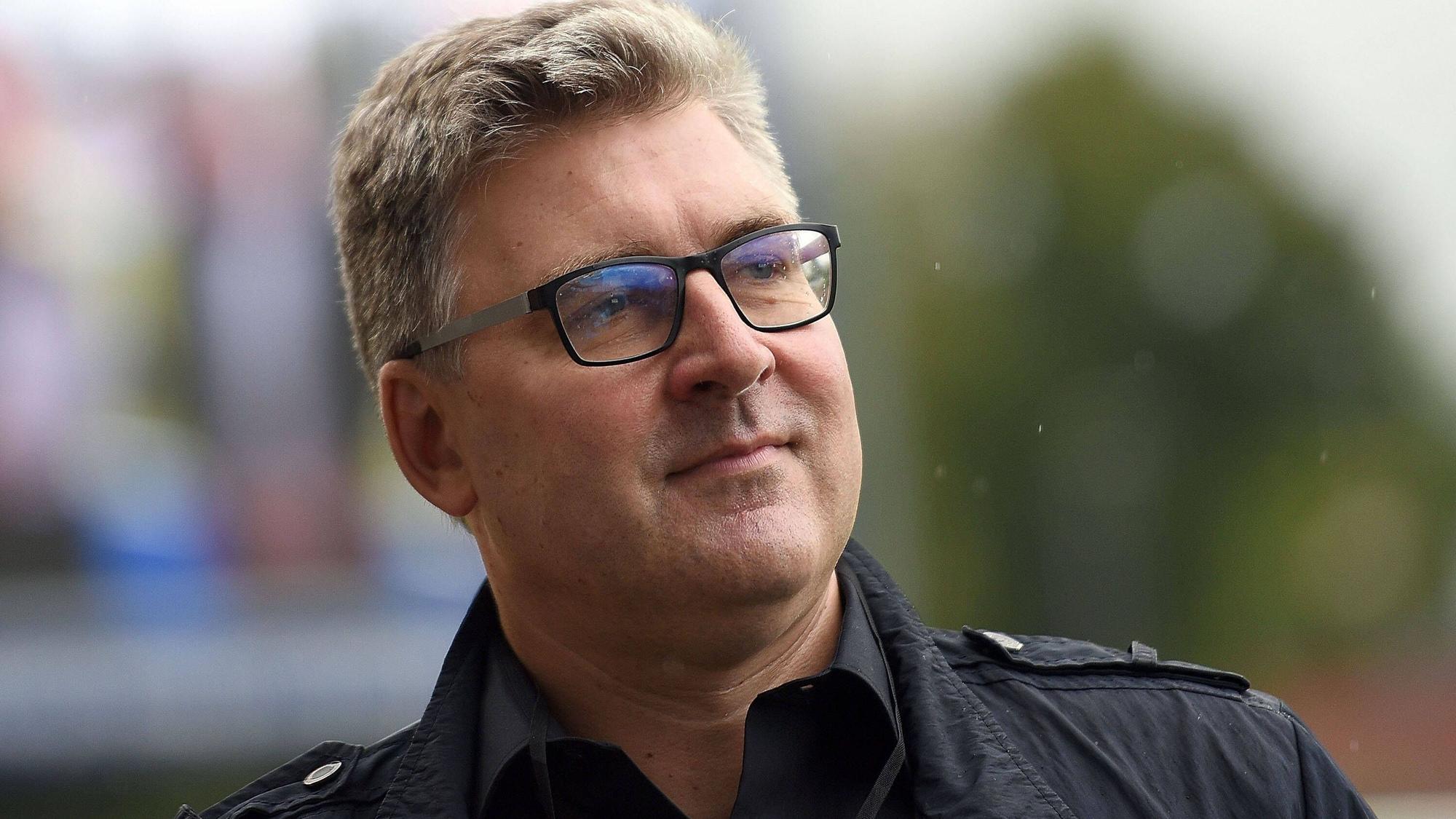 Axel Hellmann, Vorstandssprecher von Eintracht Frankfurt, hier am 29. August 2021, hat sich zum Borussia-Abschied von Manager Max Eberl geäußert.