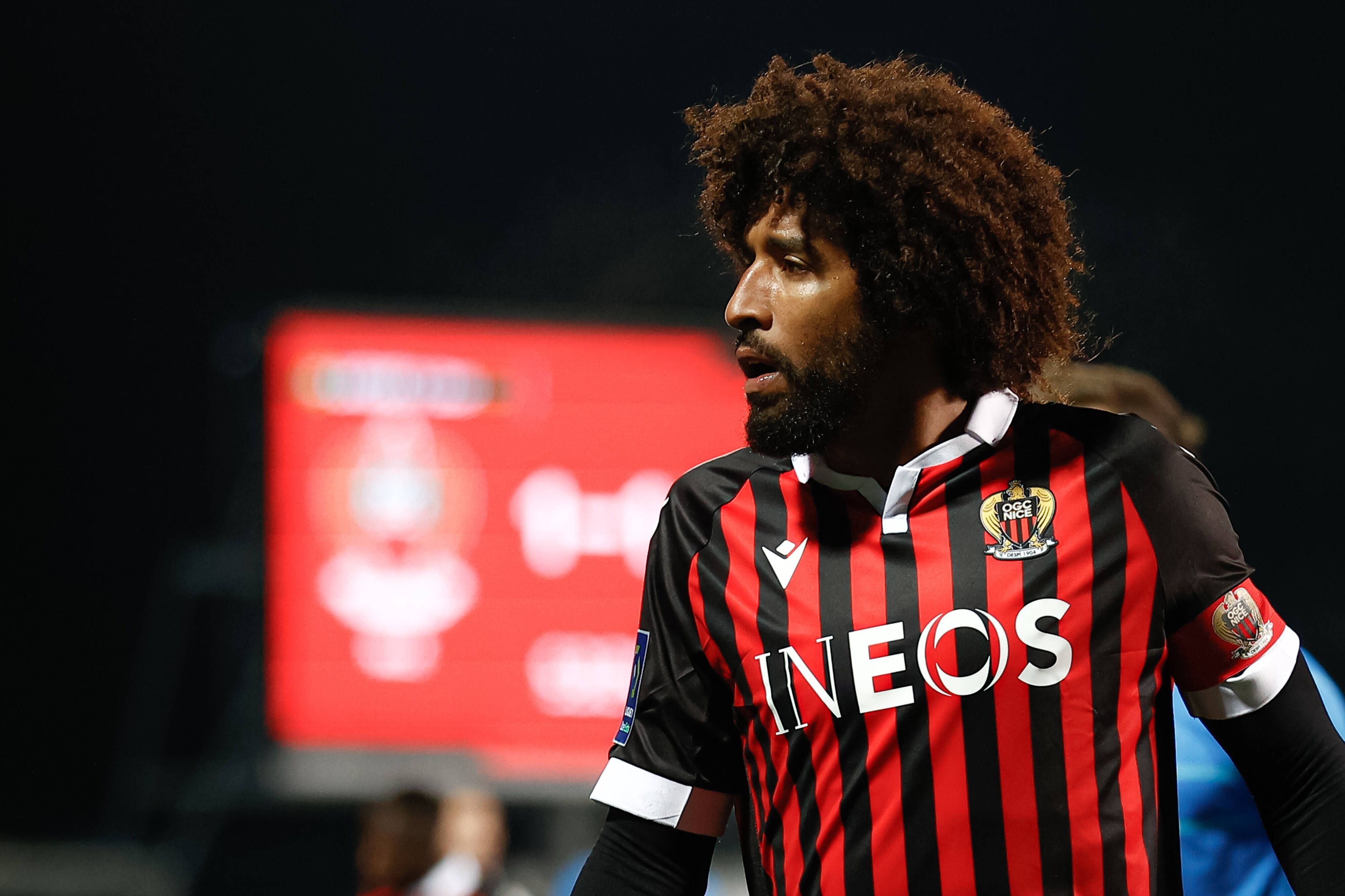 Dante bei einem Match zwischen Nizza und Marseille am 27. Oktober 2021.