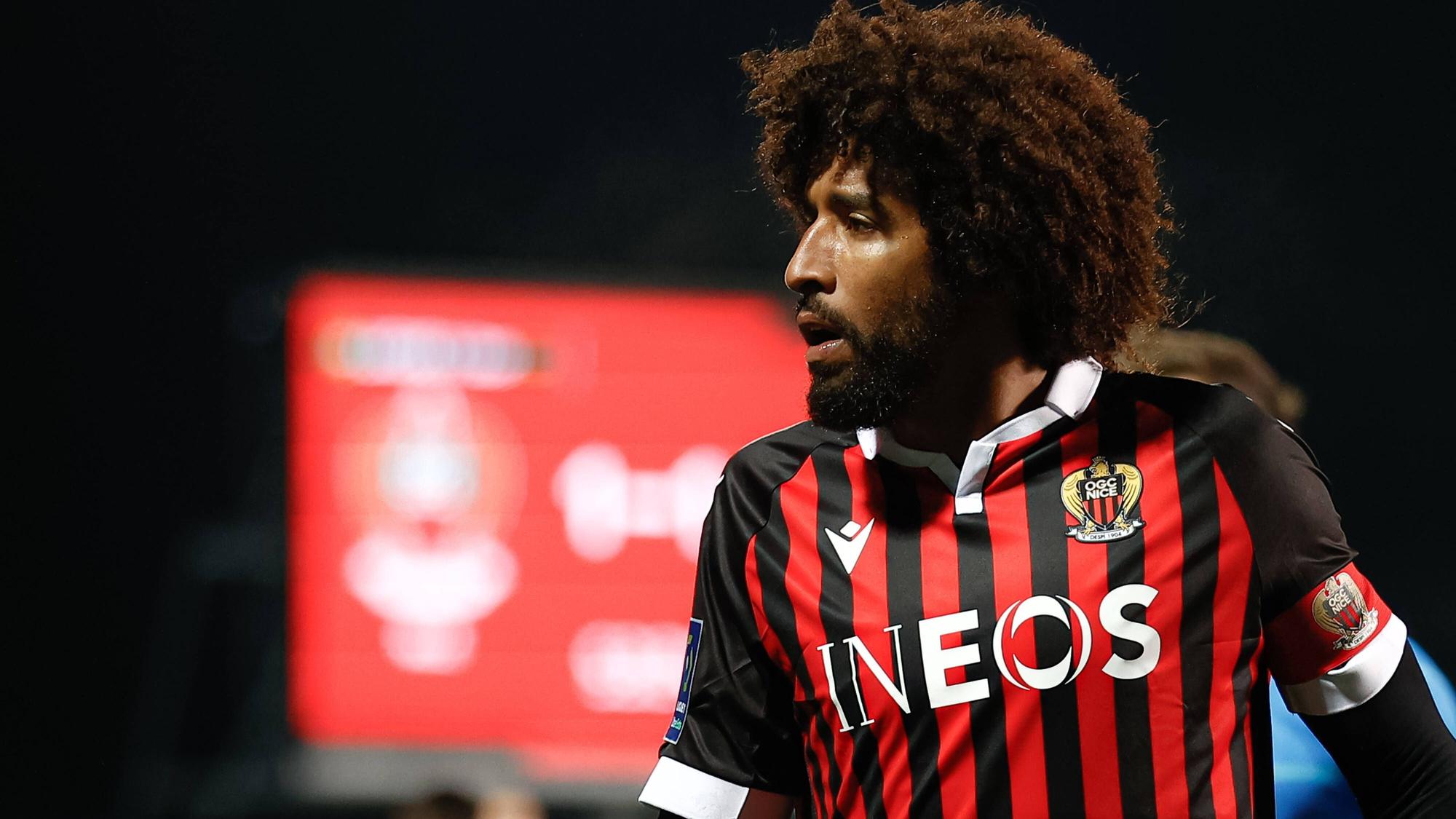 Dante bei einem Match zwischen Nizza und Marseille am 27. Oktober 2021.