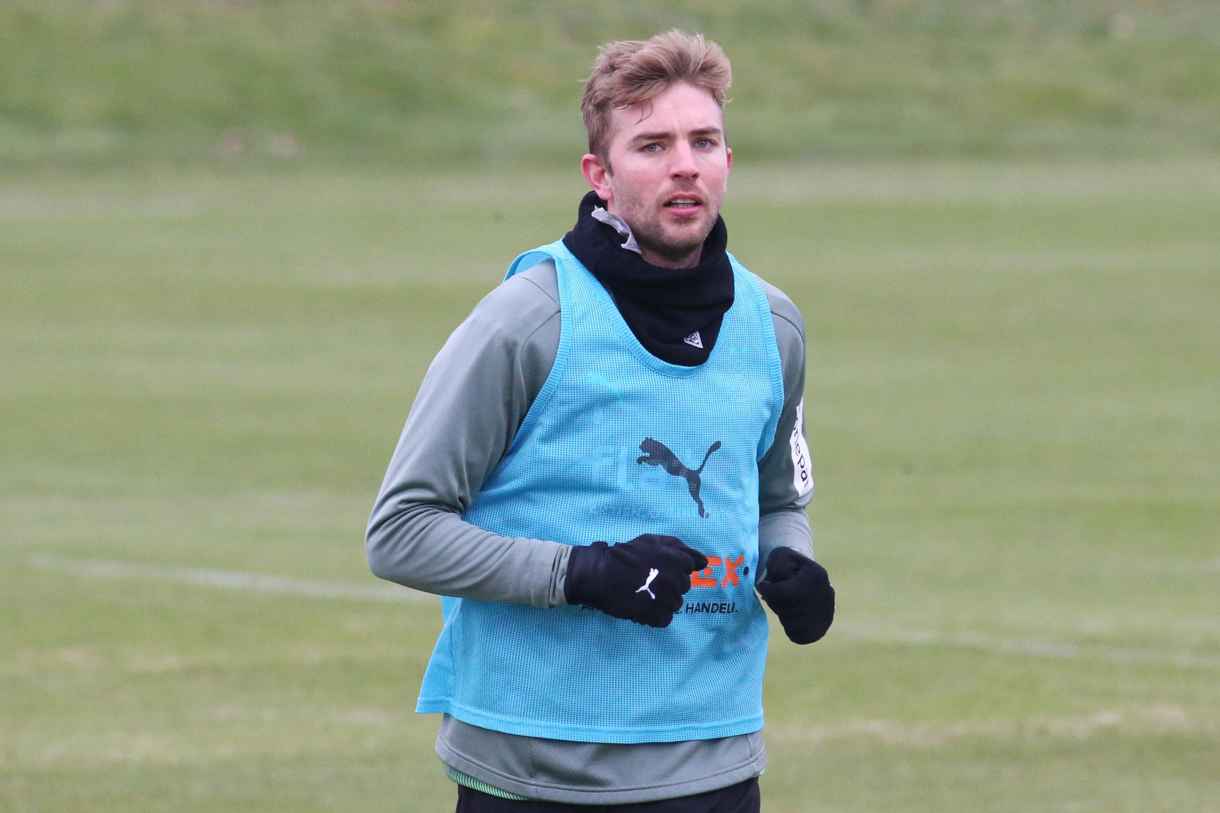 Christoph Kramer von Fußball-Bundesligist Borussia Mönchengladbach. Auf diesem Foto ist der Mittelfeldspieler am 25. Januar 2022 im Borussia-Park zu sehen.