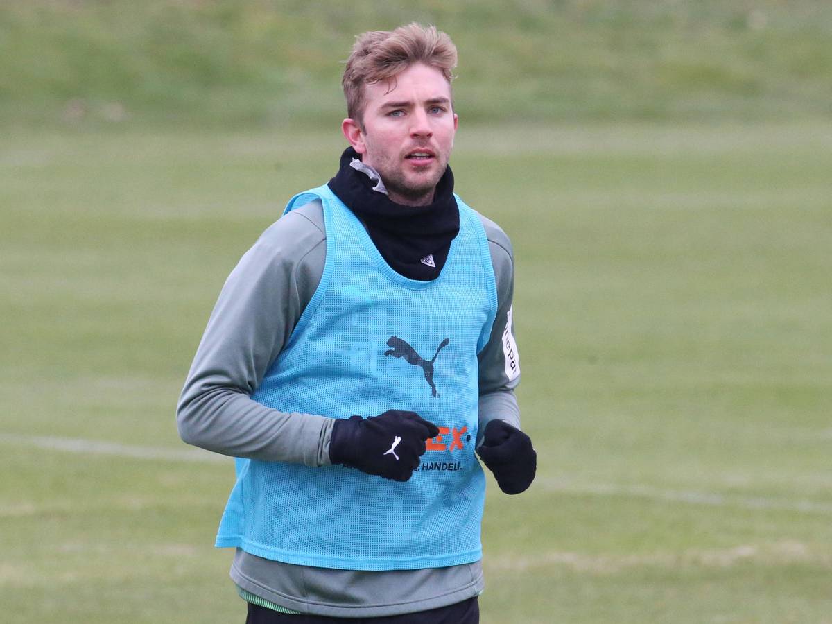 Christoph Kramer von Fußball-Bundesligist Borussia Mönchengladbach. Auf diesem Foto ist der Mittelfeldspieler am 25. Januar 2022 im Borussia-Park zu sehen.
