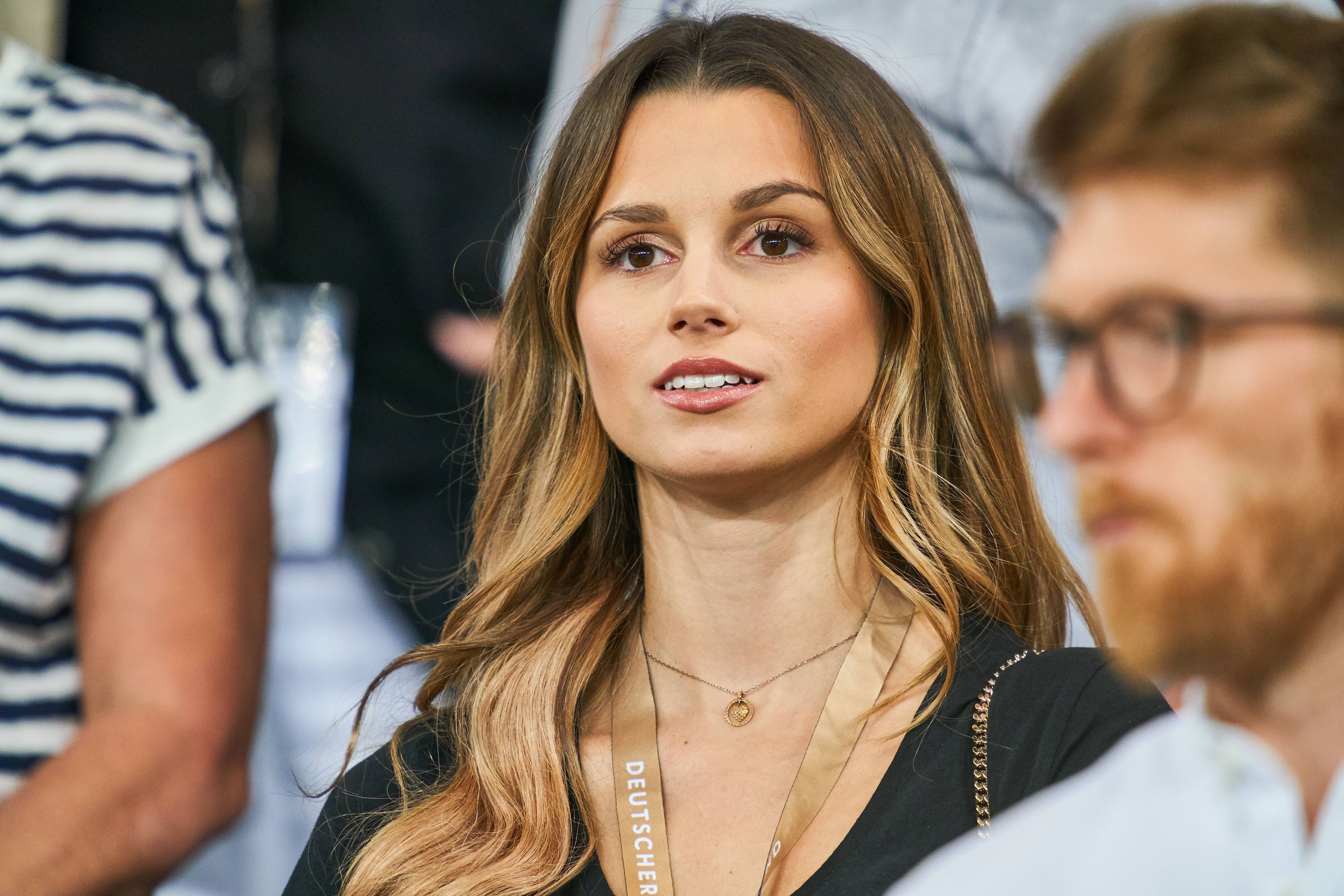 Germany - Peru, Sinsheim, Sept 09, 2018 Christina Raphaella, wife of Matthias GINTER, DFB 4 GERMANY - PERU 2-1 Important: DFB regulations prohibit any use of photographs as image sequences and/or quasi-video. Football friendly match, test, Season 2018/2019, September 09, 2018 Sinsheim, Germany. Photographer: Peter Schatz / MAGICS