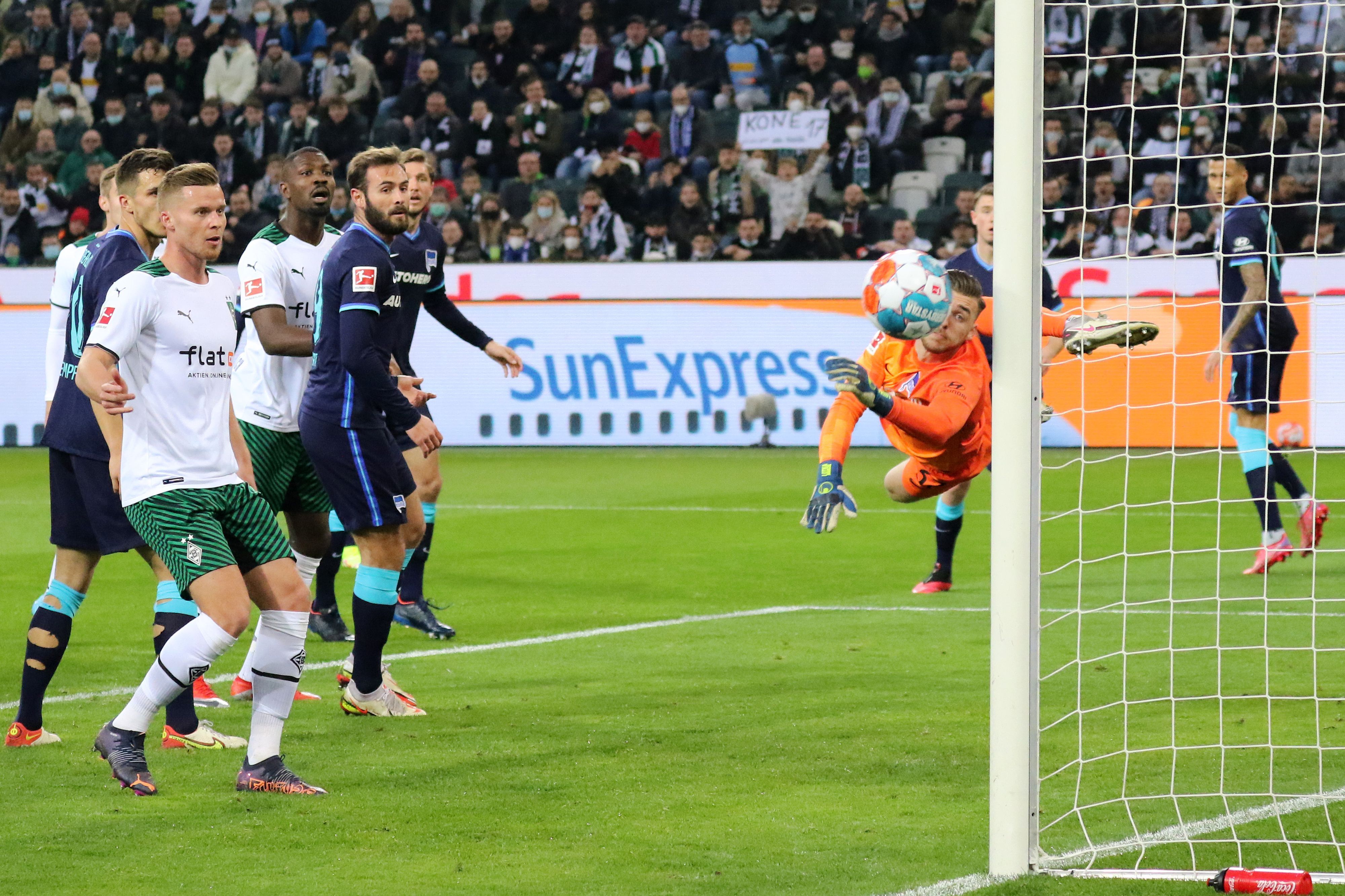 Borussia Mönchengladbach gewann am Samstag (12. März 2022) das Top-Spiel des 26. Bundesliga-Spieltags gegen Hertha BSC mit 2:0.