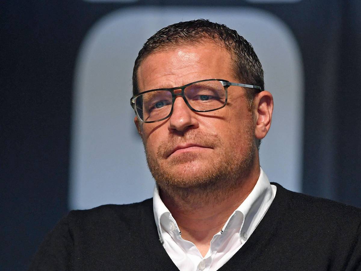 Max Eberl ist seit dem 28. Januar 2022 nicht mehr Sportdirektor bei Fußball-Bundesligist Borussia Mönchengladbach. Auf diesem Foto ist der 48-Jährige bei Borussias vergangener Mitgliederversammlung (10. August 2021) zu sehen.