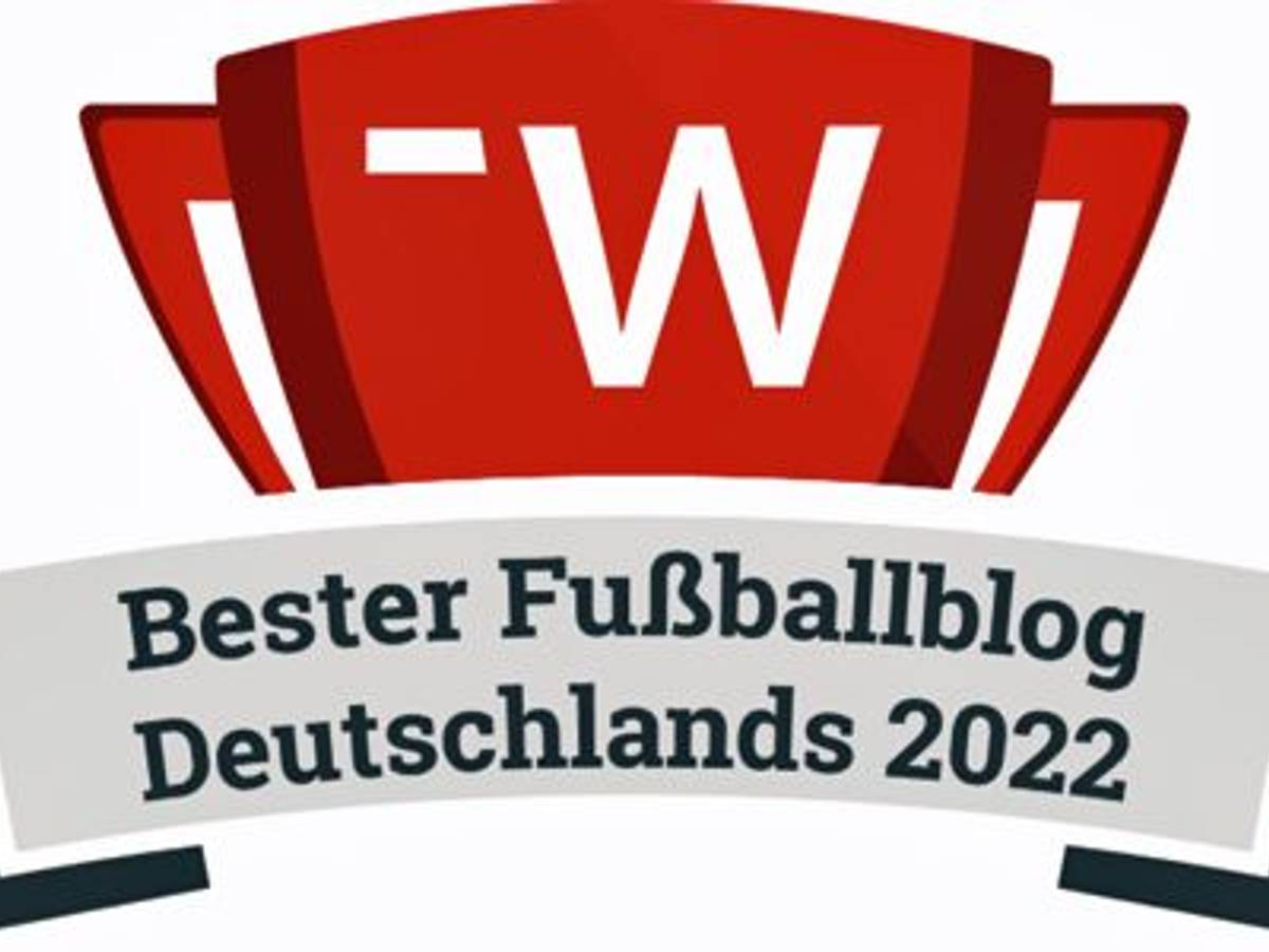 Auszeichnung: GladbachLIVE ist von der Agentur „web-netz“ als derzeit „Bester Fußballblog Deutschlands 2022“ gekürt worden. Das Foto zeigt ein Logo mit dem entsprechenden Wortlaut.