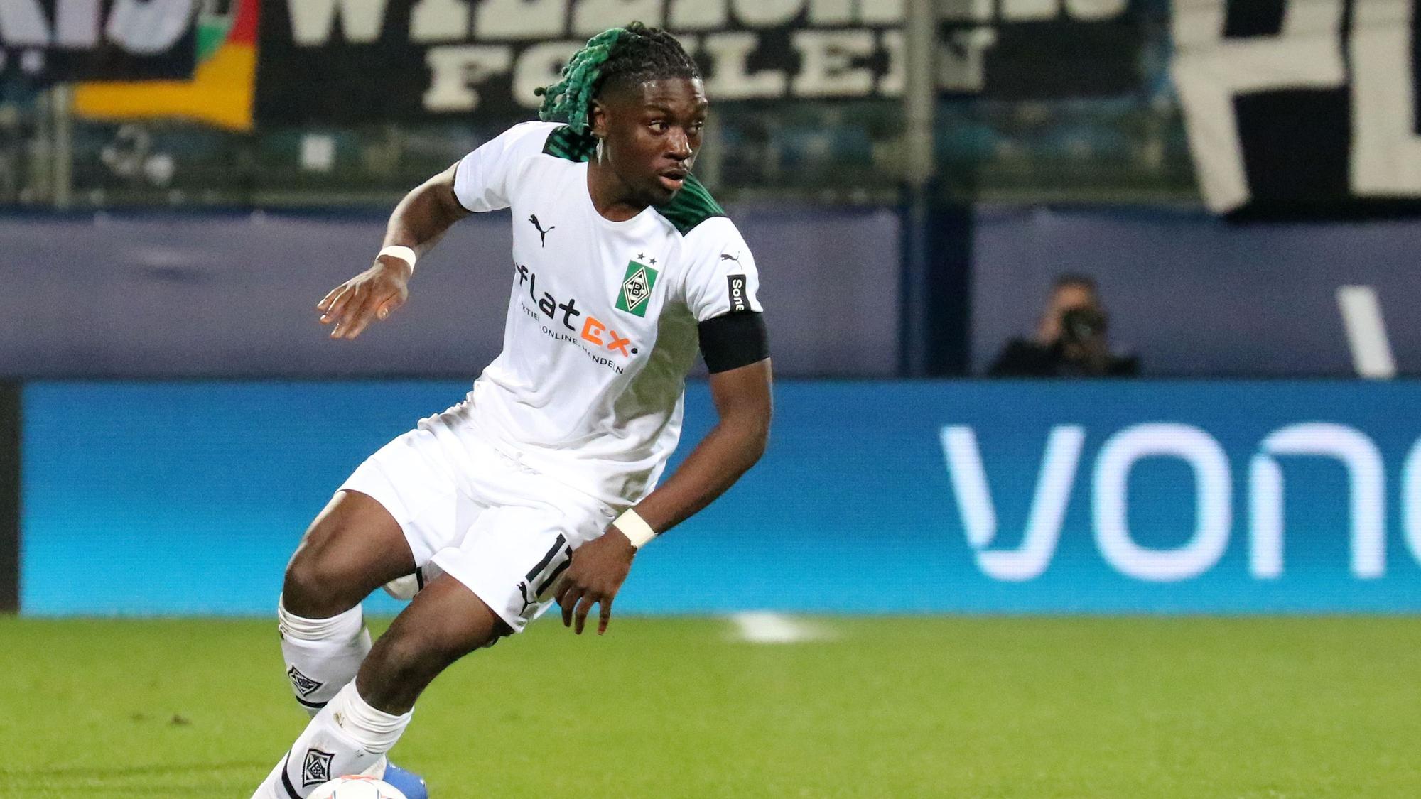 Manu Koné während des Spiels des VfL Bochum gegen Borussia Mönchengladbach am 18. März 2022.