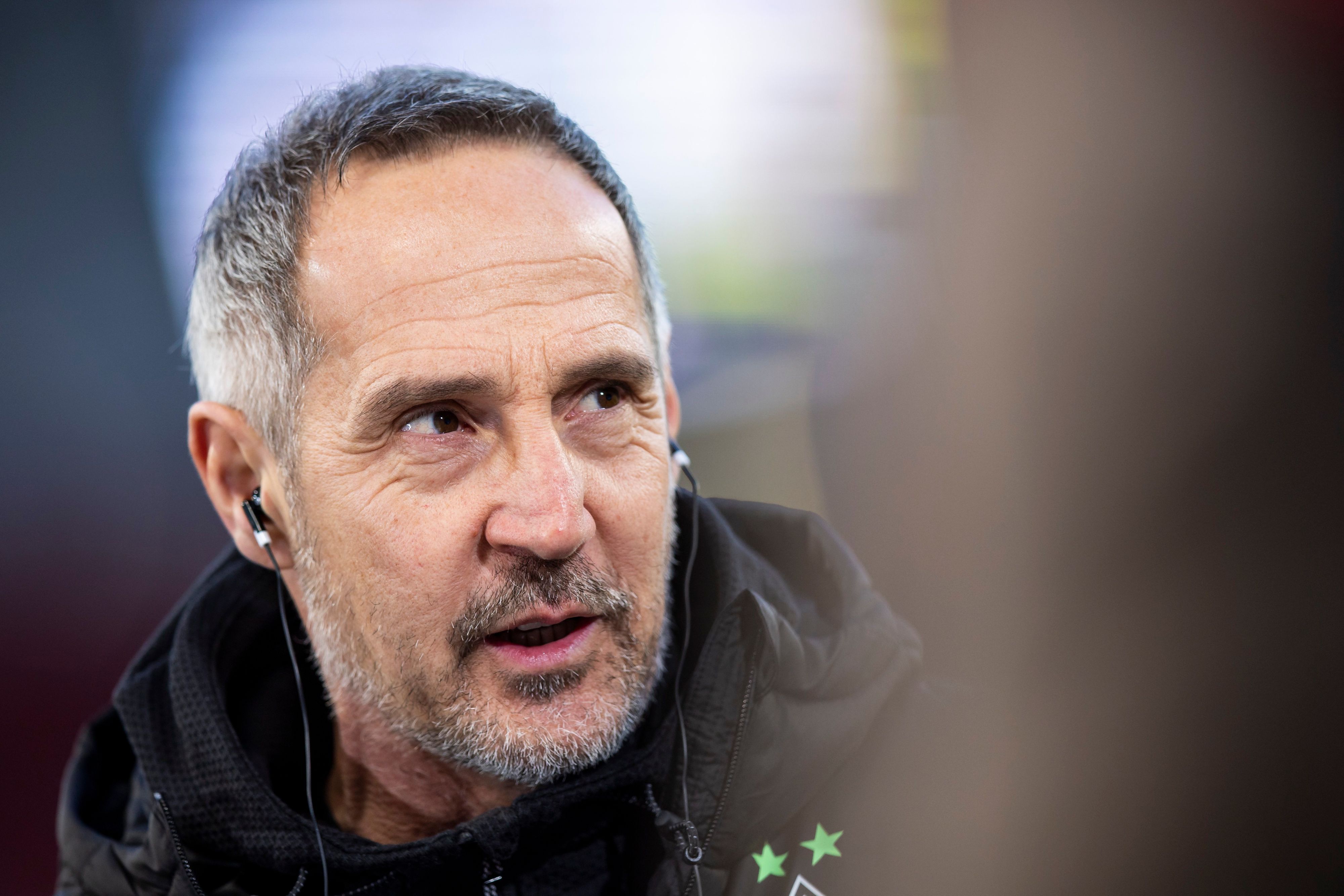 Adi Hütter, Coach von Borussia Mönchengladbach, hier am 6. März 2022 beim Auswärtsspiel in Stuttgart, kann sich eine Trainer-Tätigkeit bis ins hohe Rentenalter nur schwer vorstellen.