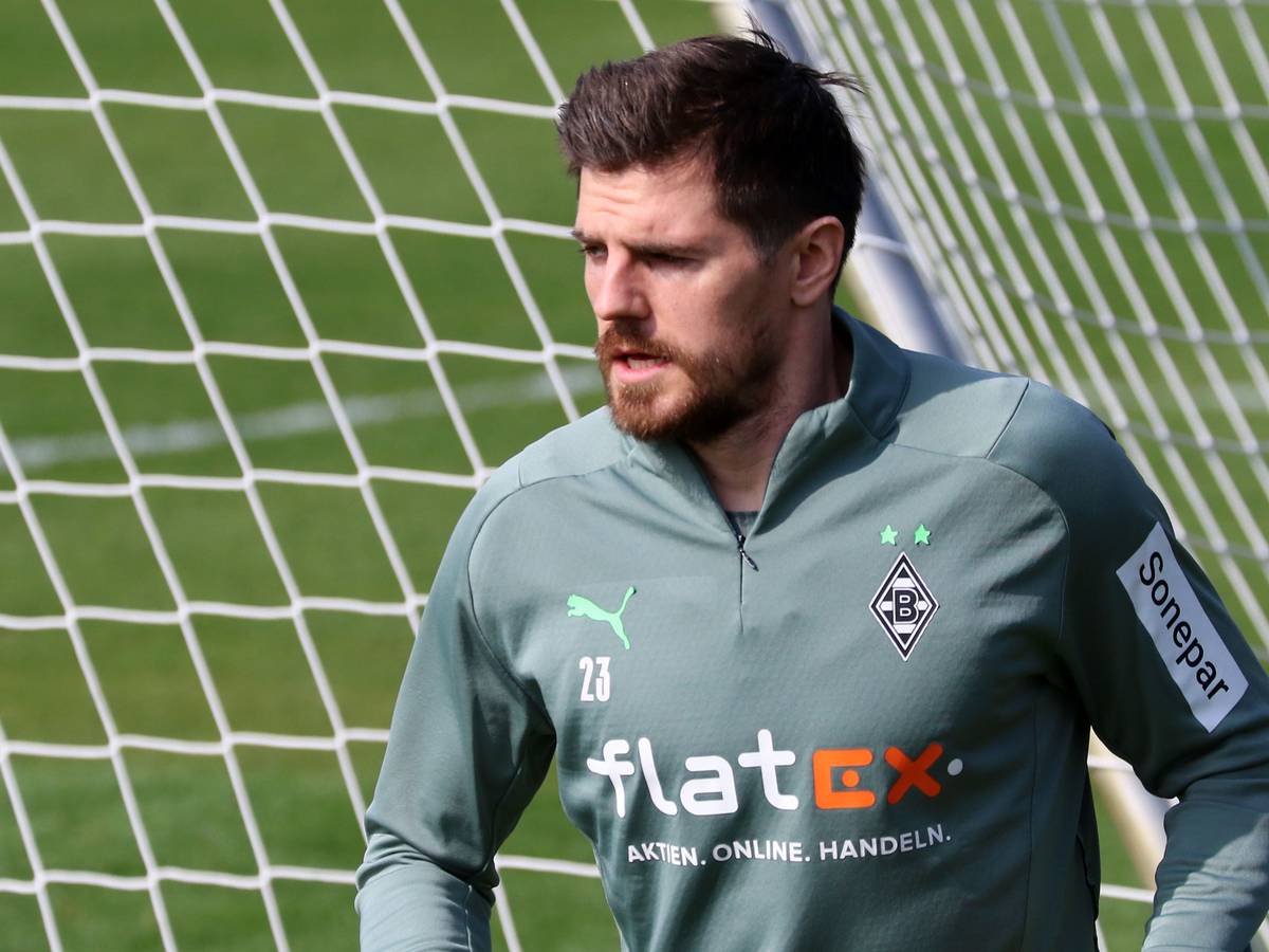 Jonas Hofmann beim Training Borussia Mönchengladbach am 30. März 2022.