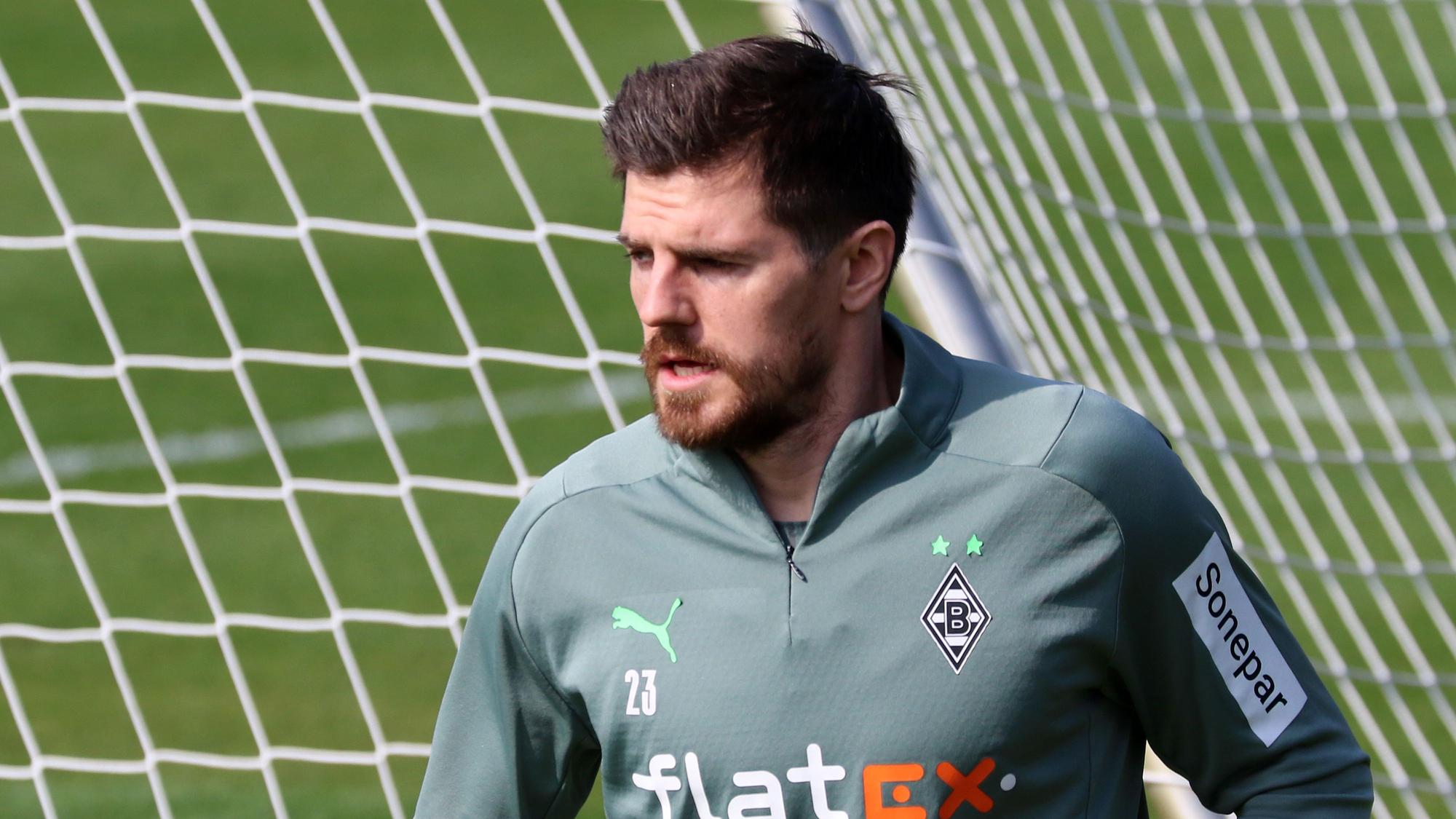 Jonas Hofmann beim Training Borussia Mönchengladbach am 30. März 2022.