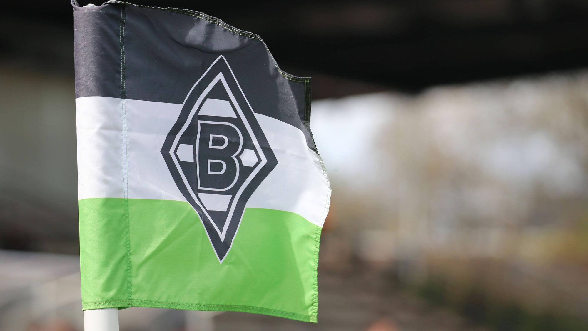 Moenchengladbach, Deutschland 09. April 2022: Regionalliga West - 2021/2022 - Bor. Moenchengladbach U23 vs. RW Ahlen Eckfahne Borussia Mönchengladbach Grenzlandstadion Nordrhein Westfalen *** Moenchengladbach, Germany 09 April 2022 Regionalliga West 2021 2022 Bor Moenchengladbach U23 vs RW Ahlen corner flag Borussia Mönchengladbach Grenzlandstadion Nordrhein Westfalen Copyright: xFotostandx/xVanxderxVeldenx