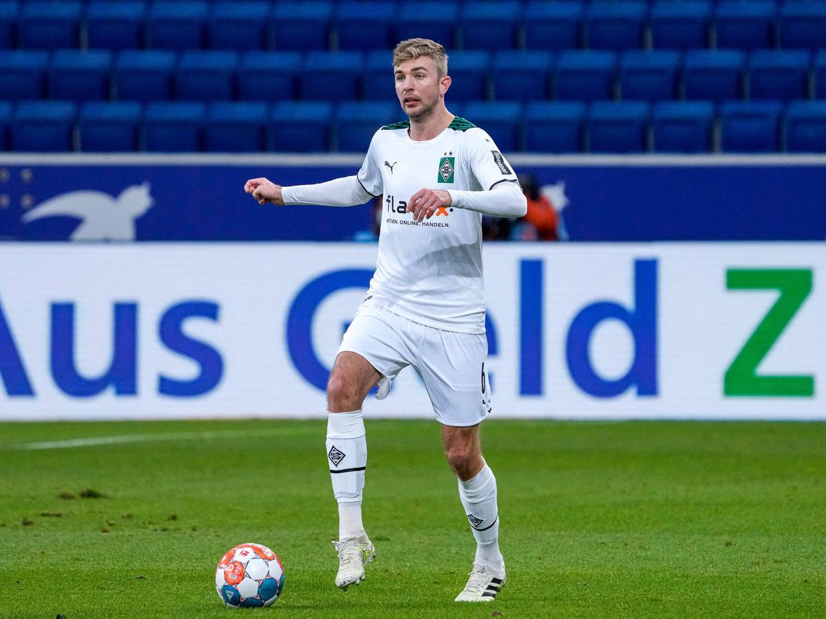 Christoph Kramer während des Spiels zwischen Borussia Mönchengladbach und der TSG Hoffenheim am 18. Dezember 2021.
