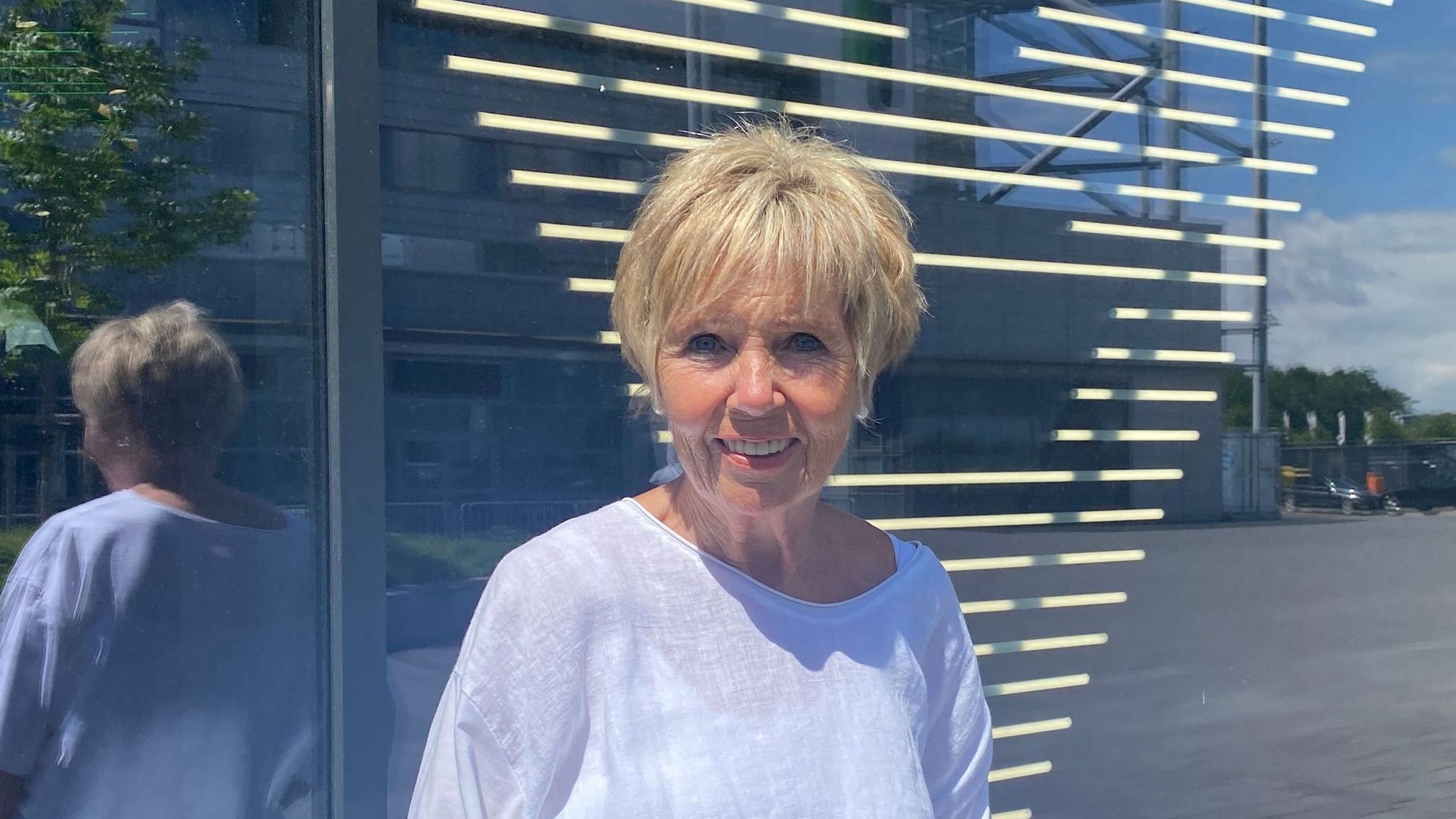 Walli Aretz aus Rheydt am Dienstag (24. Mai 2022) bei einer Umfrage im Borussia-Park.
